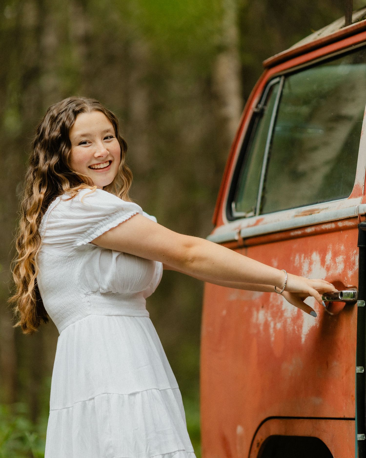 A senior photoshoot in Alaska.
