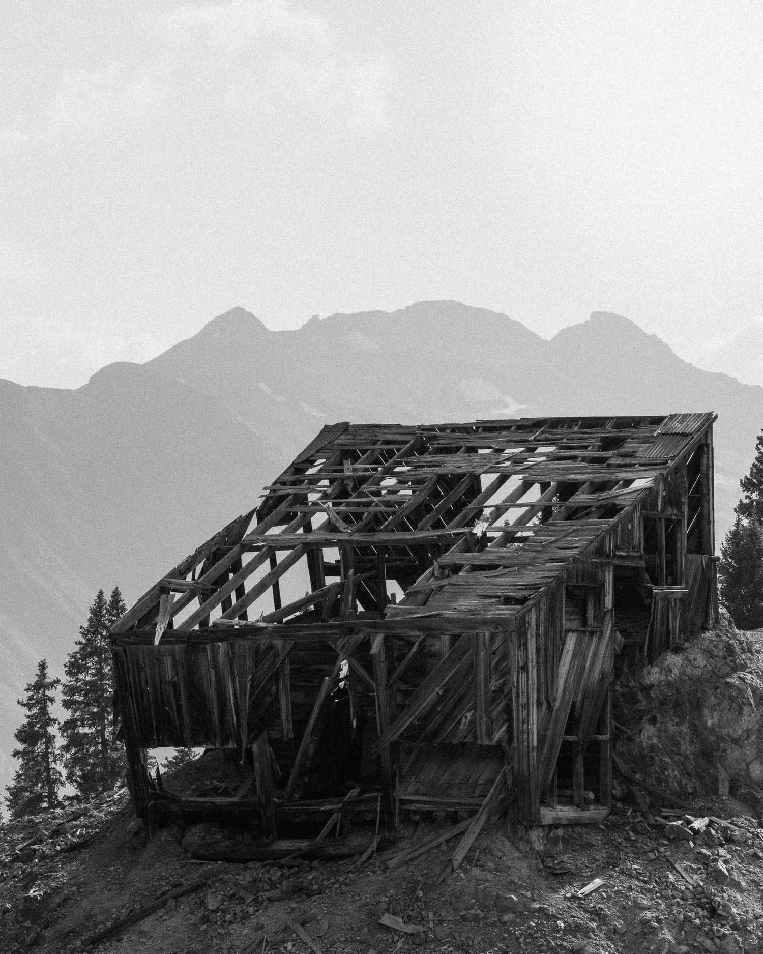 A landscape photo taken from Red Mountain, Colorado.