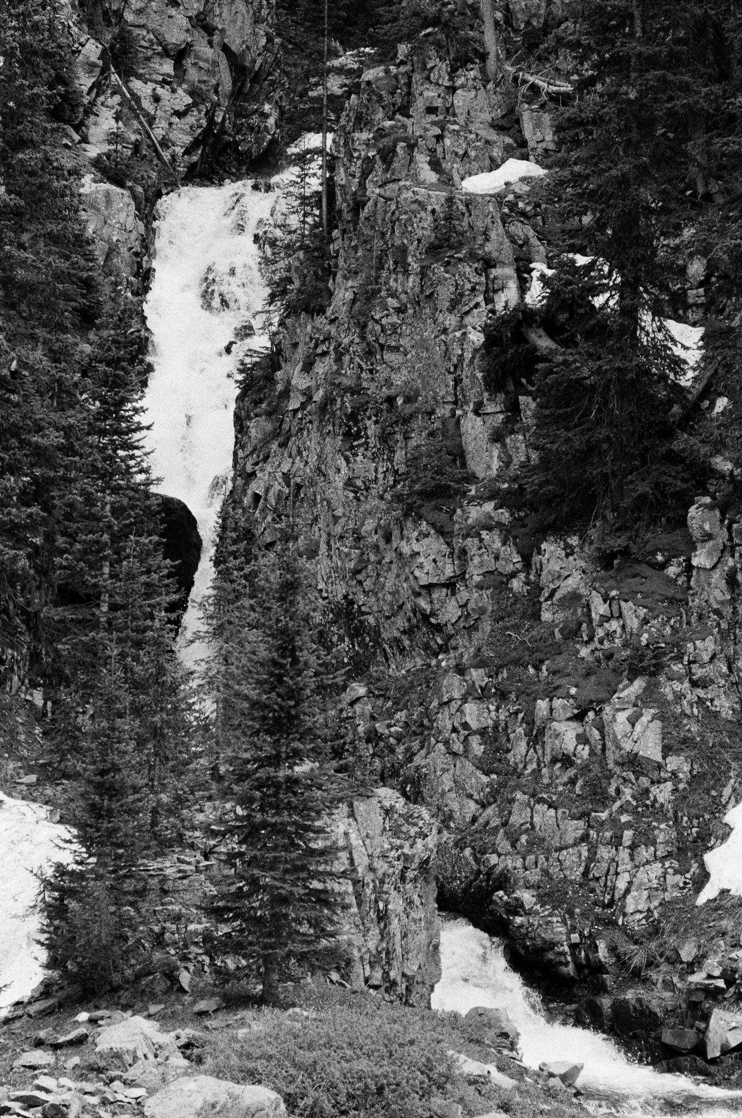 A 35mm film photo from Blue Lakes, near Ouray, Colorado.
