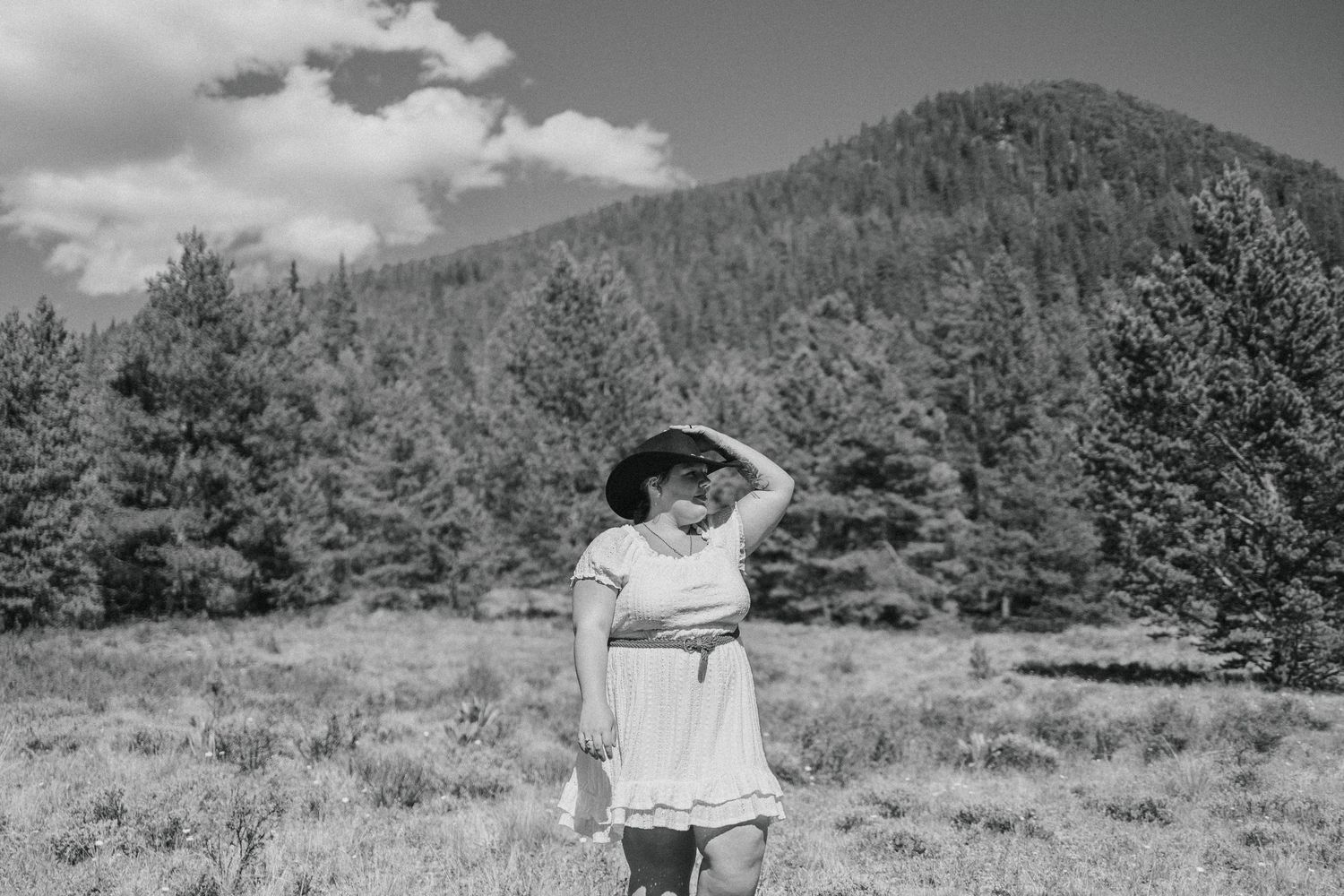 A senior photo taken in Taylor Park near Gunnison, Colorado.