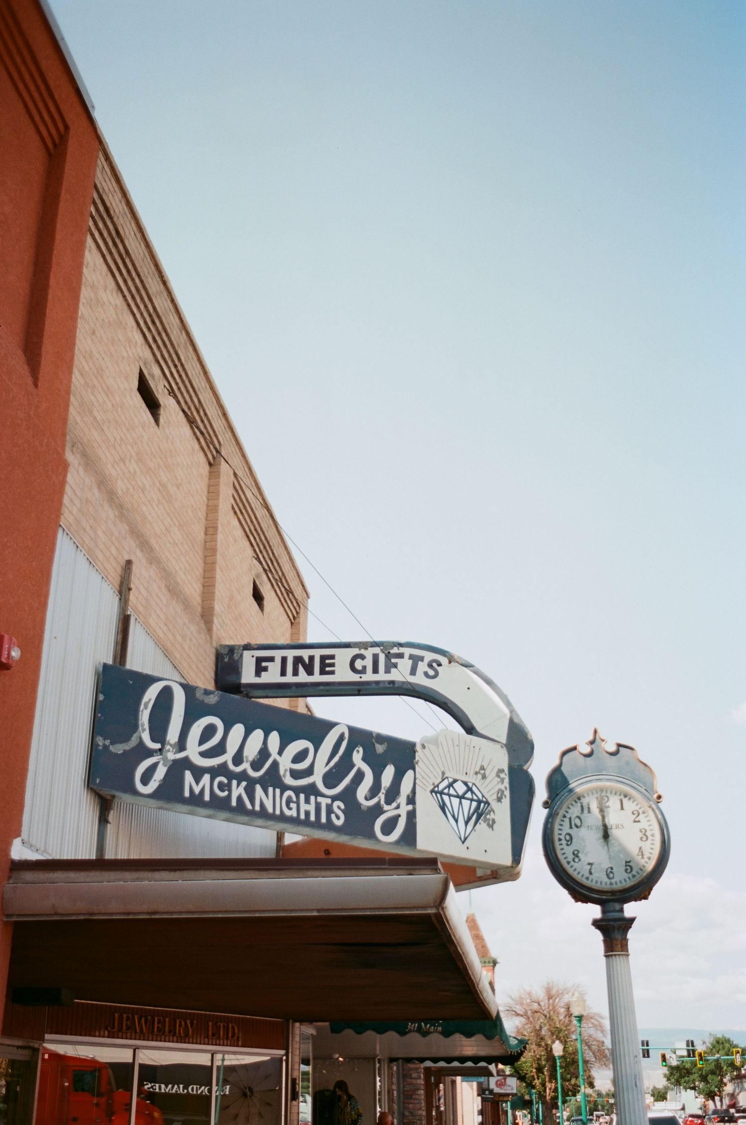 Film photo of downtown Delta, Colorado.