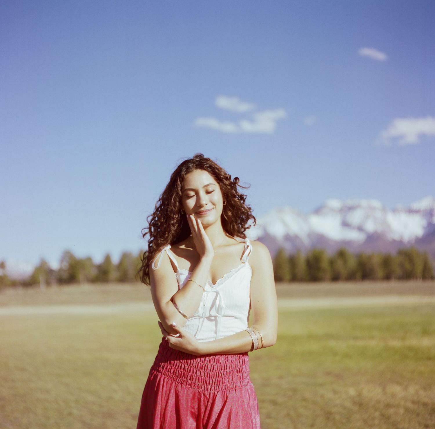 Photo from a modeling photoshoot near Ridgway, Colorado.