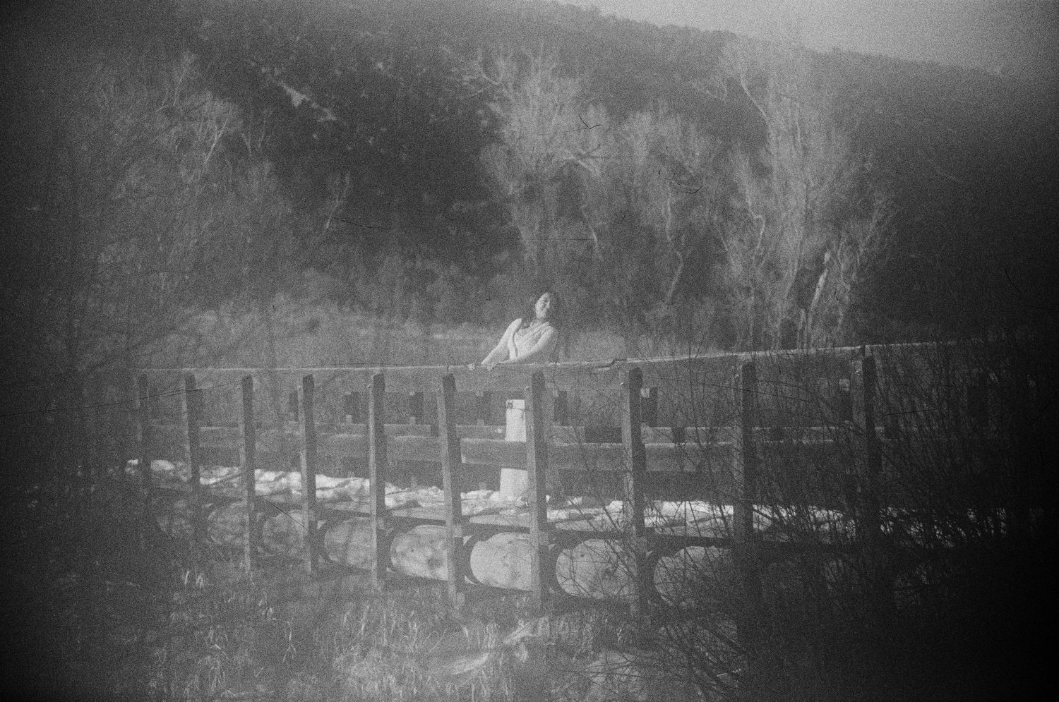 A modeling photo taken near Ridgway, Colorado.