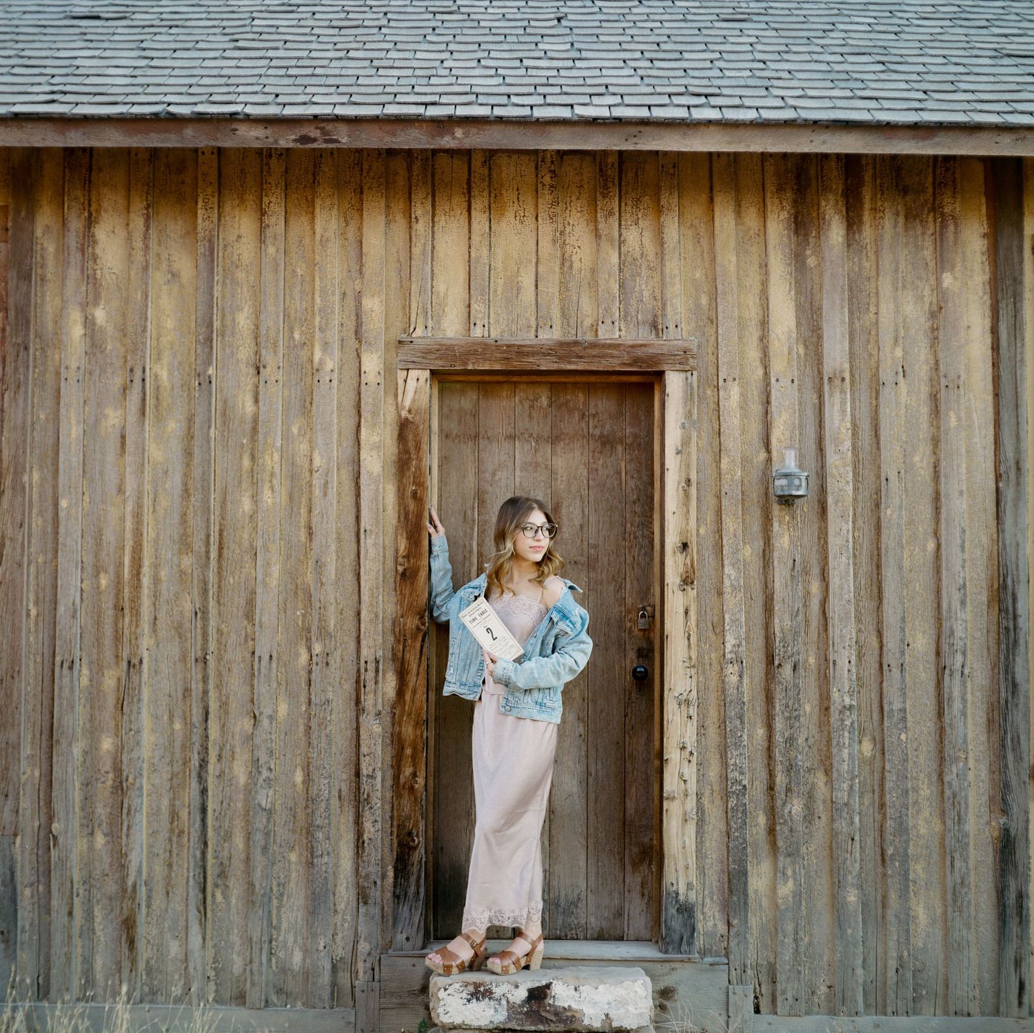 A Medium Format Film photo from a modeling photoshoot in Montrose, Colorado.