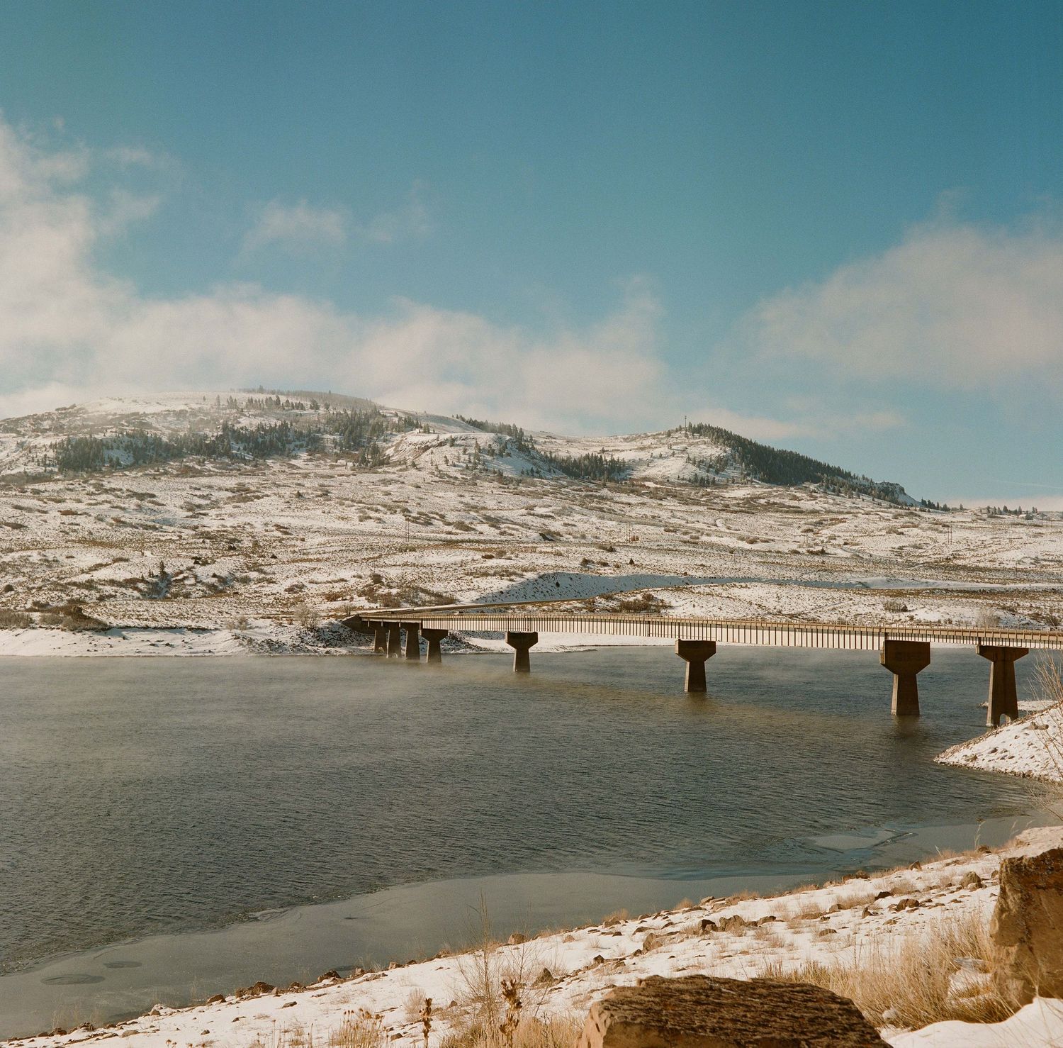 Medium Format film photo of Blue Mesa Reservoir near Gunnison, Colorado.