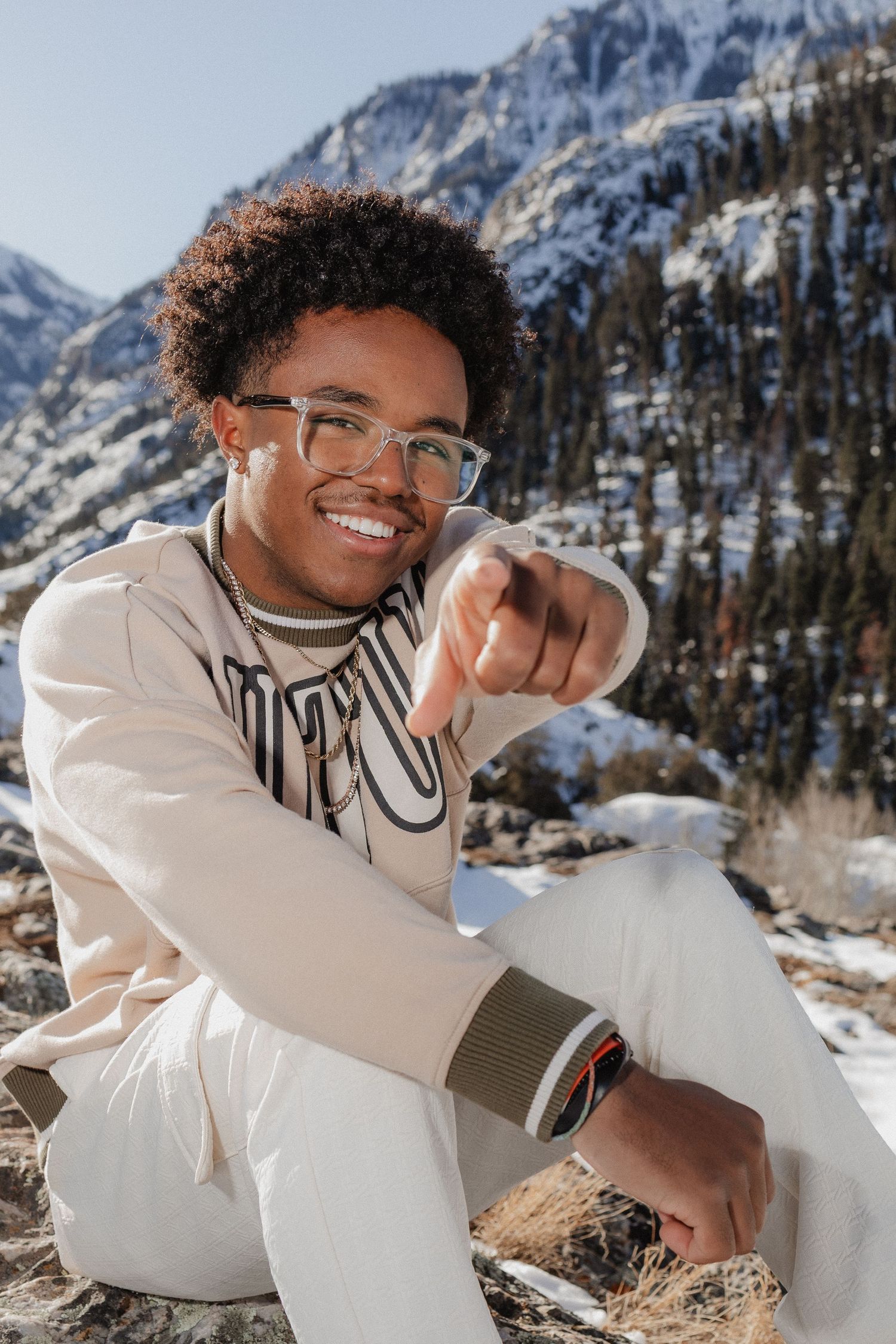 A senior photoshoot near Ouray, Colorado.