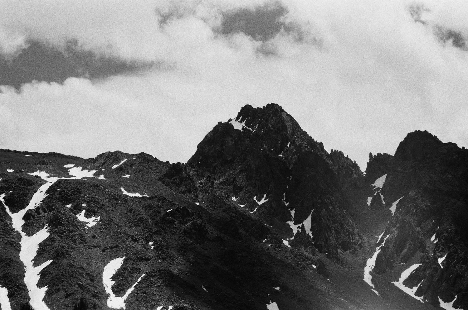 A 35mm film photo from Blue Lakes, near Ouray, Colorado.