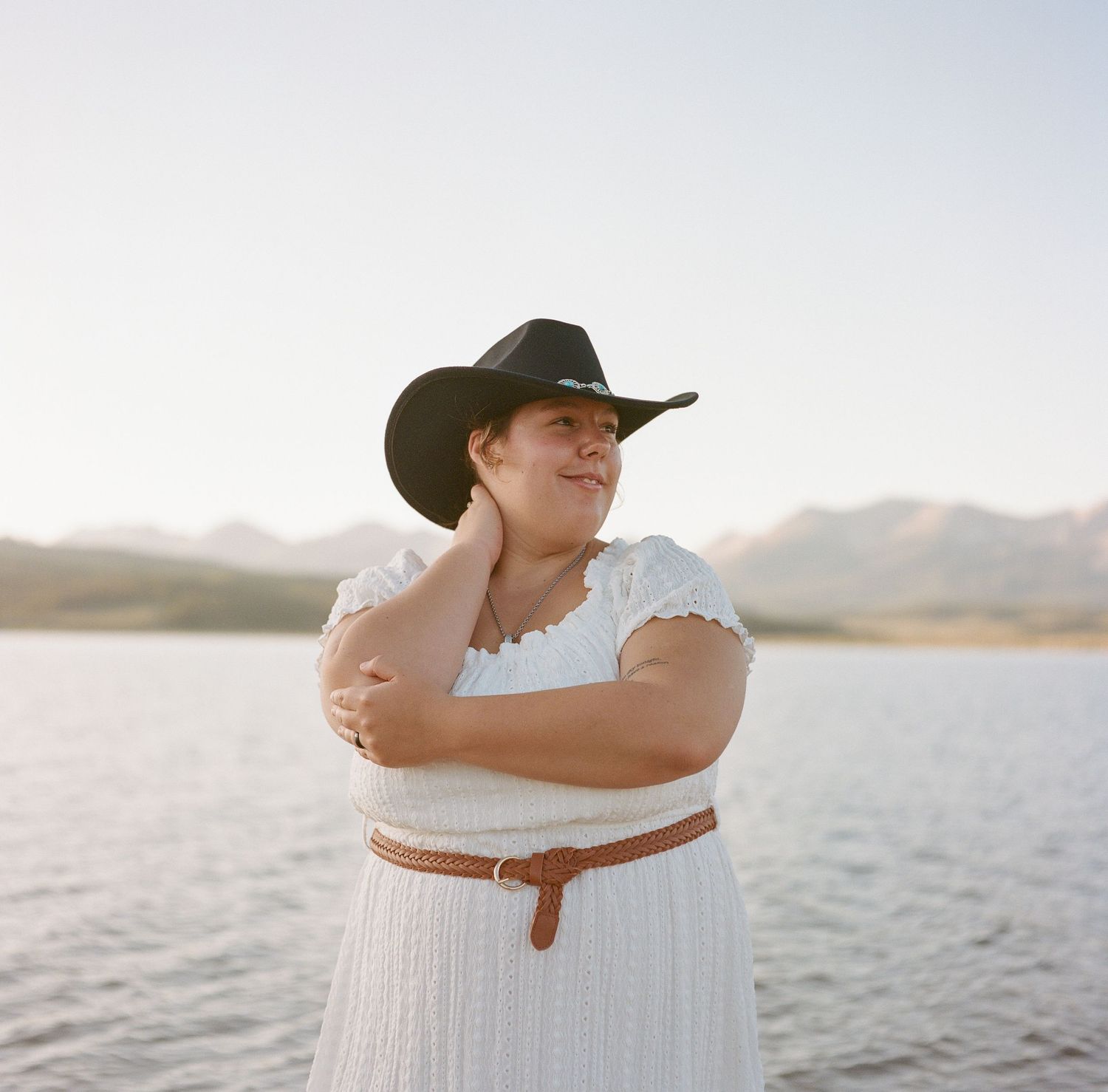 Photo from a senior photoshoot in Taylor Park near Crested Butte, Colorado.