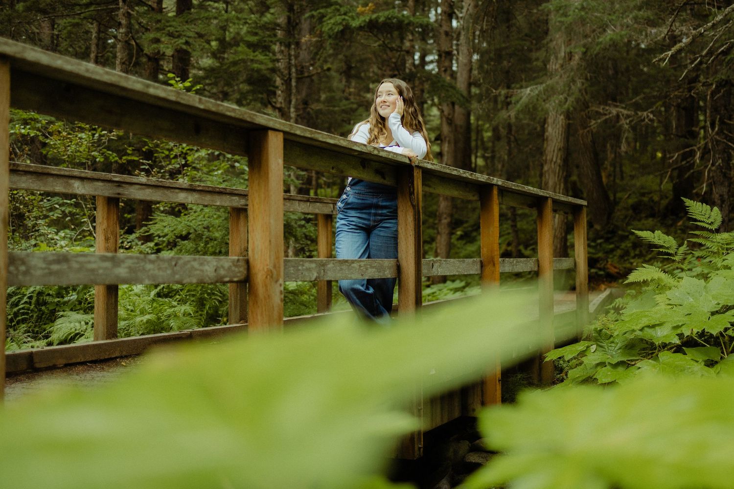 A senior photo taken in Alyeska, Alaska.