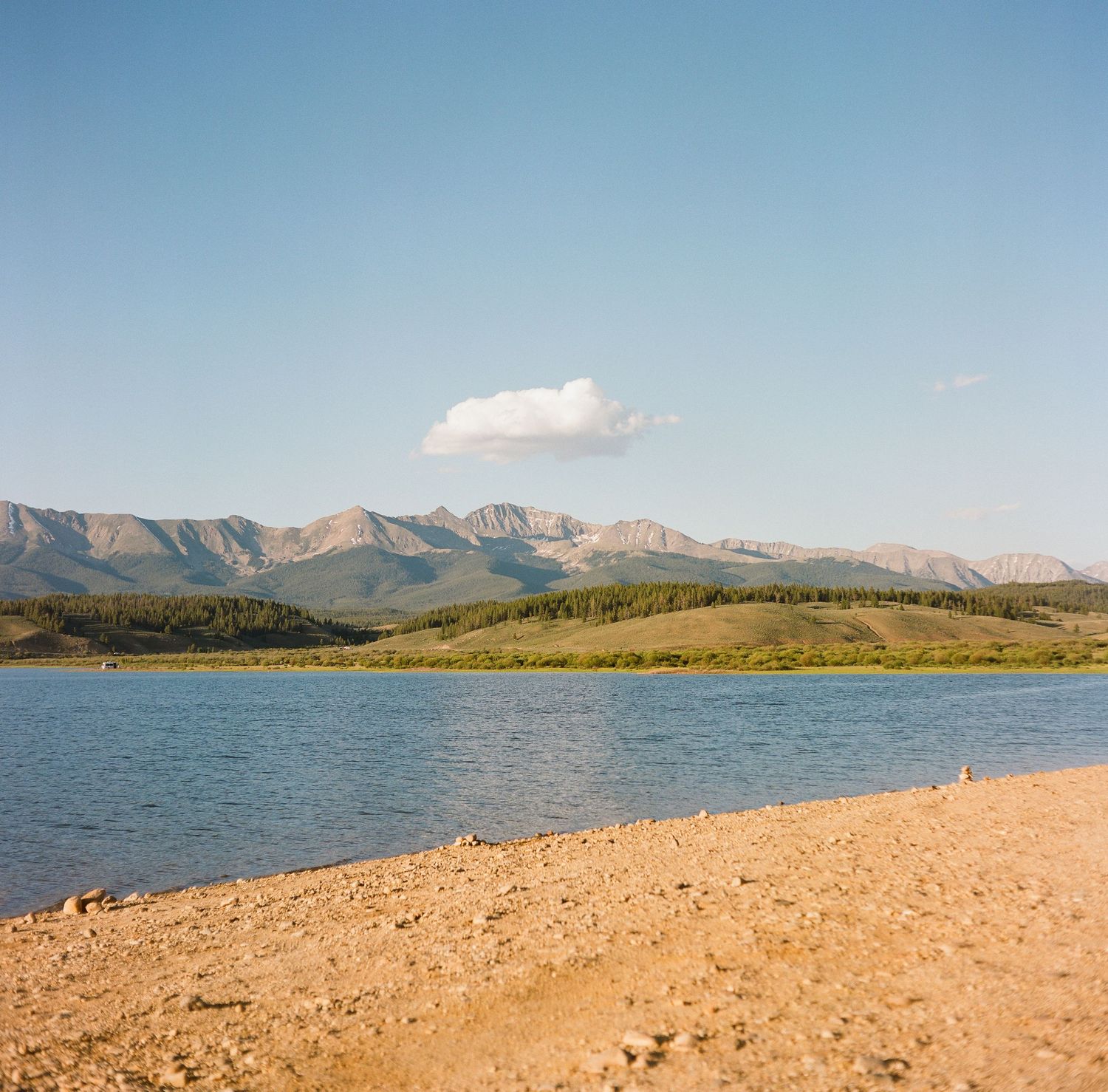 Landscape medium format film photo from a photoshoot in Taylor Park near Crested Butte, Colorado.