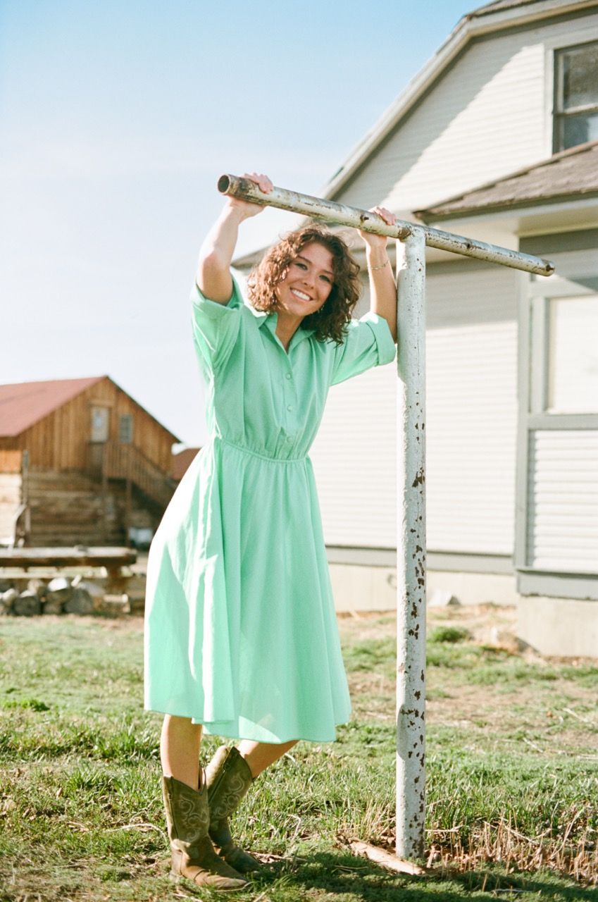 A film modeling photo taken in Montrose, Colorado.