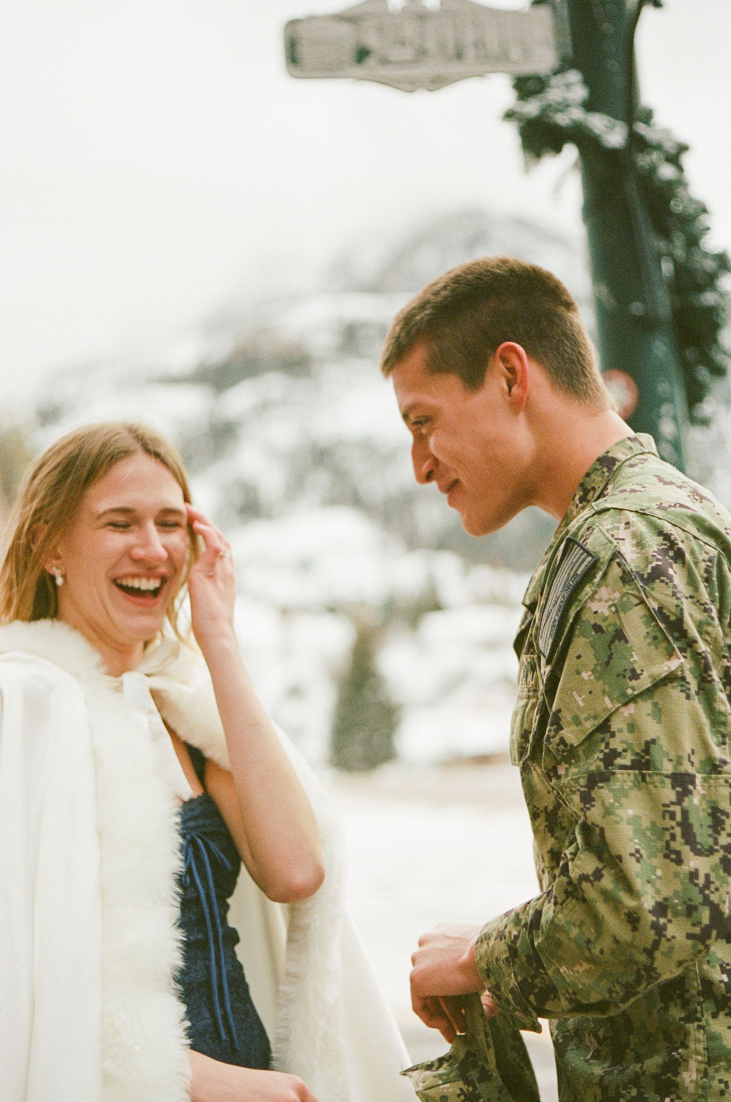 A 35mm Film photo from a couples photoshoot in Ouray, Colorado.
