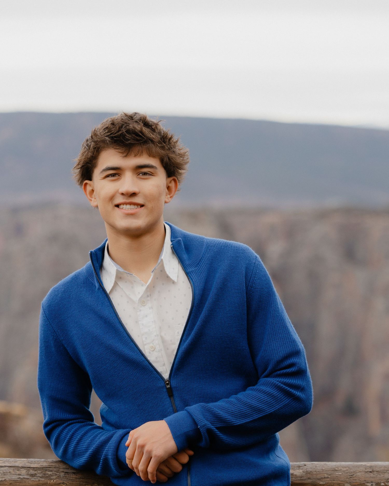 A senior photoshoot at Black Canyon of the Gunnison National Park, near Montrose, Colorado.