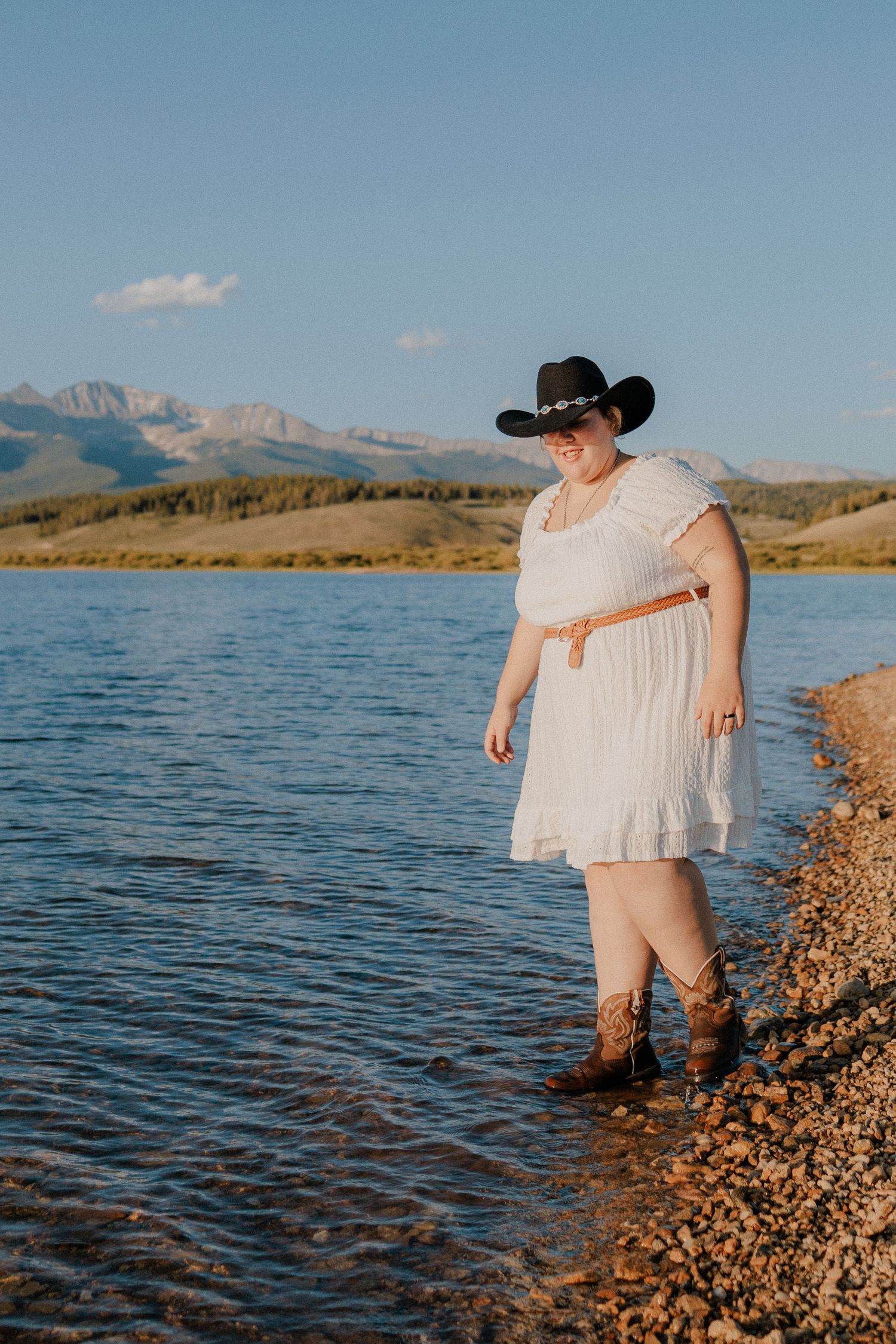 A senior photo taken in Taylor Park near Gunnison, Colorado.