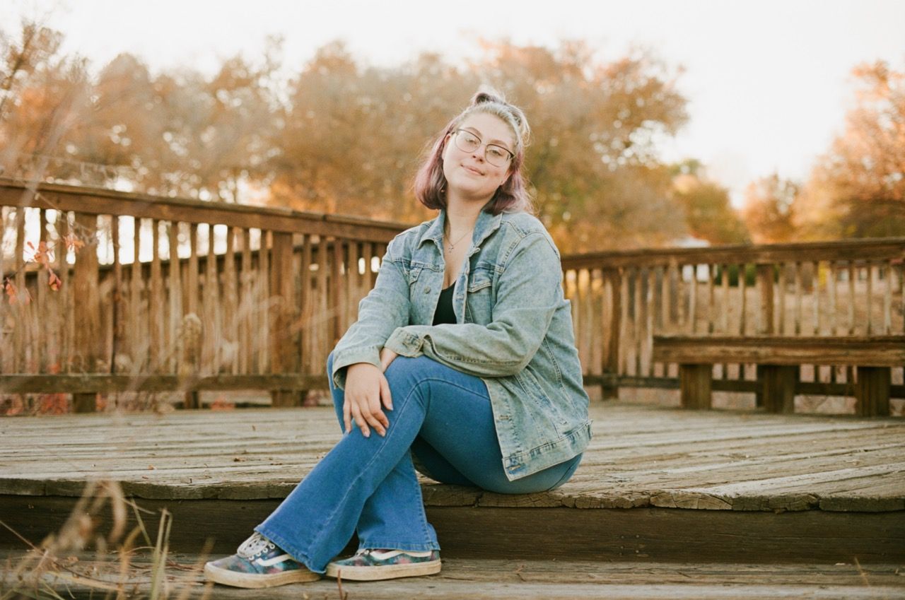 A film modeling photo taken in Montrose, Colorado.