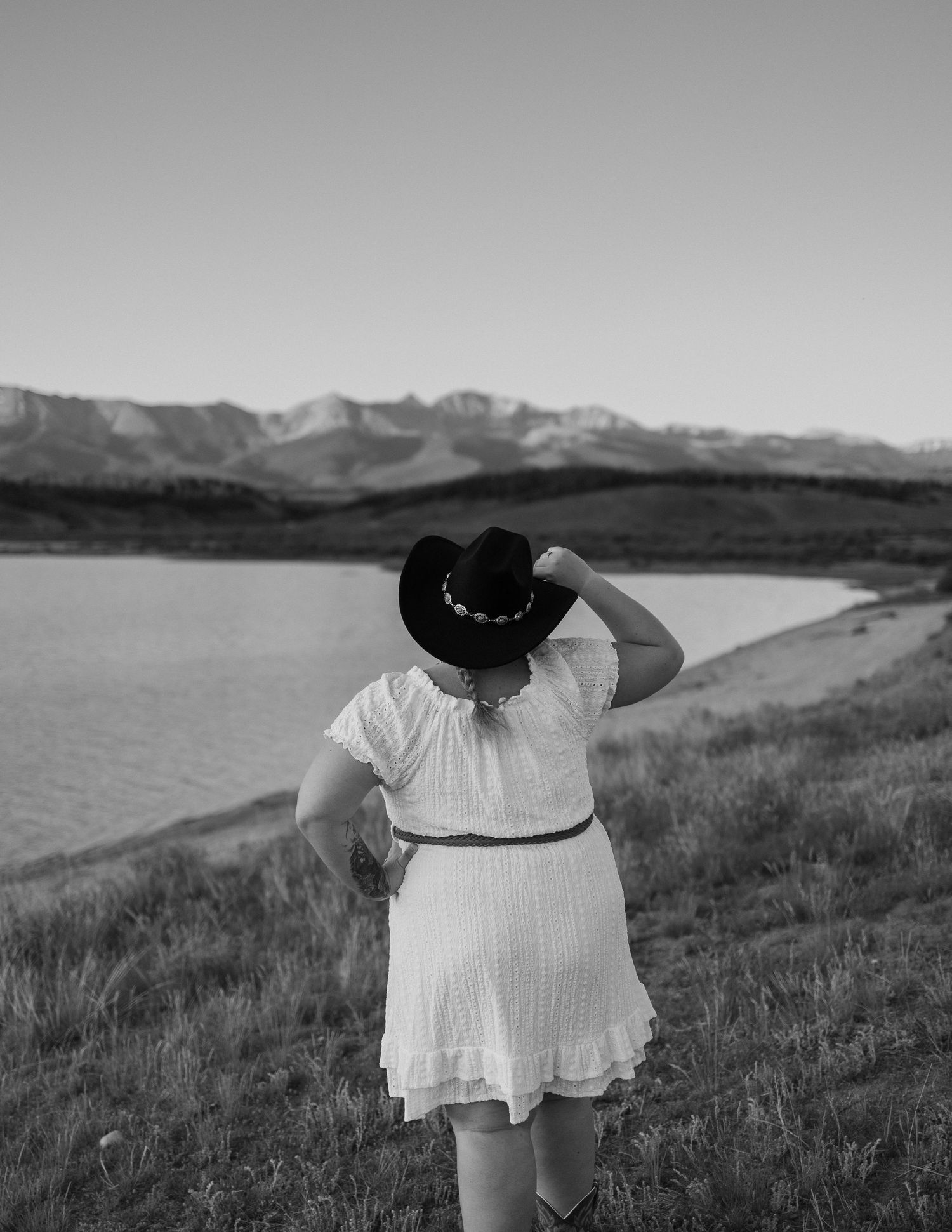 A senior photo taken in Taylor Park near Gunnison, Colorado.