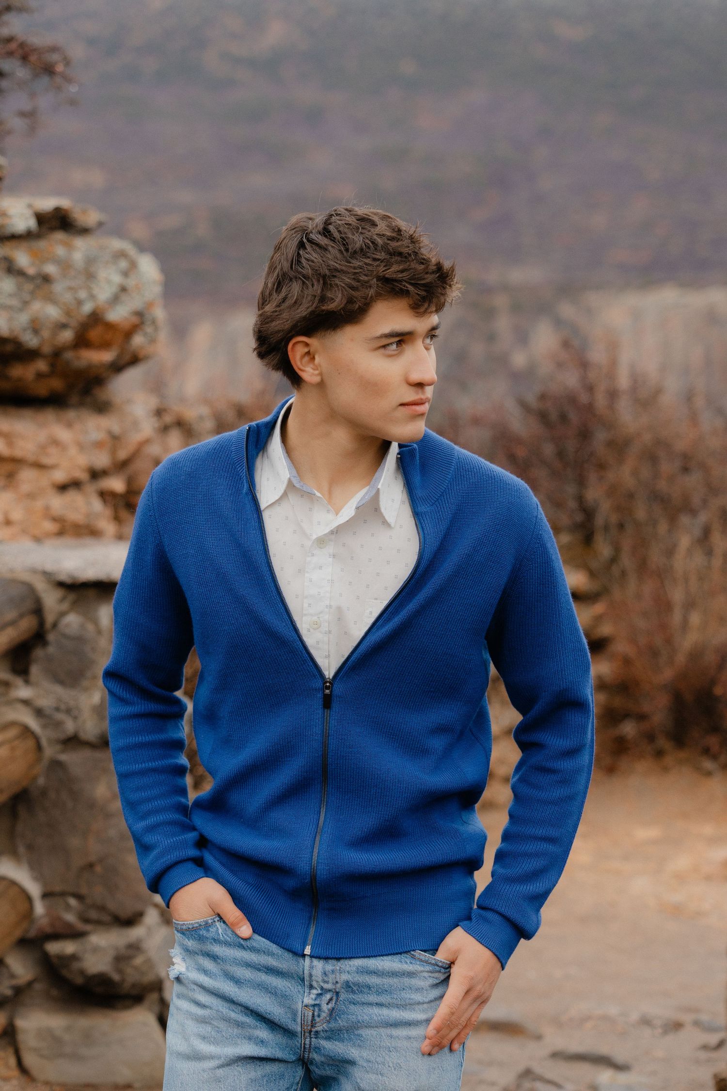 A senior photoshoot at Black Canyon of the Gunnison National Park, near Montrose, Colorado.