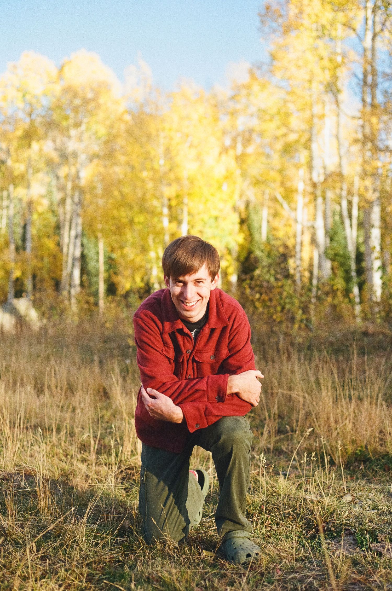 A photo from a senior photoshoot on Owl Creek Pass, near Ridgway, Colorado.
