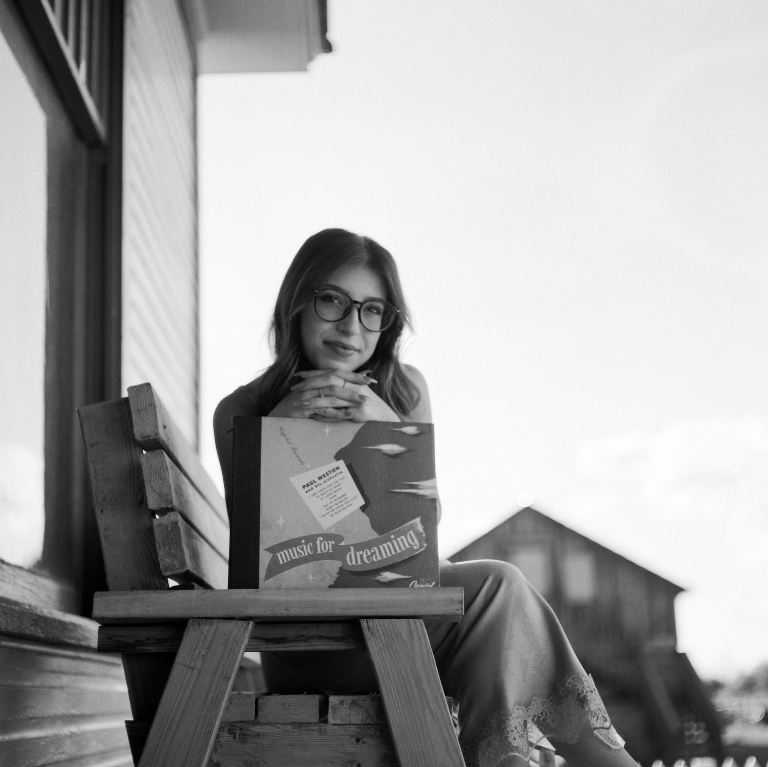 A Medium Format Film photo from a modeling photoshoot in Montrose, Colorado.