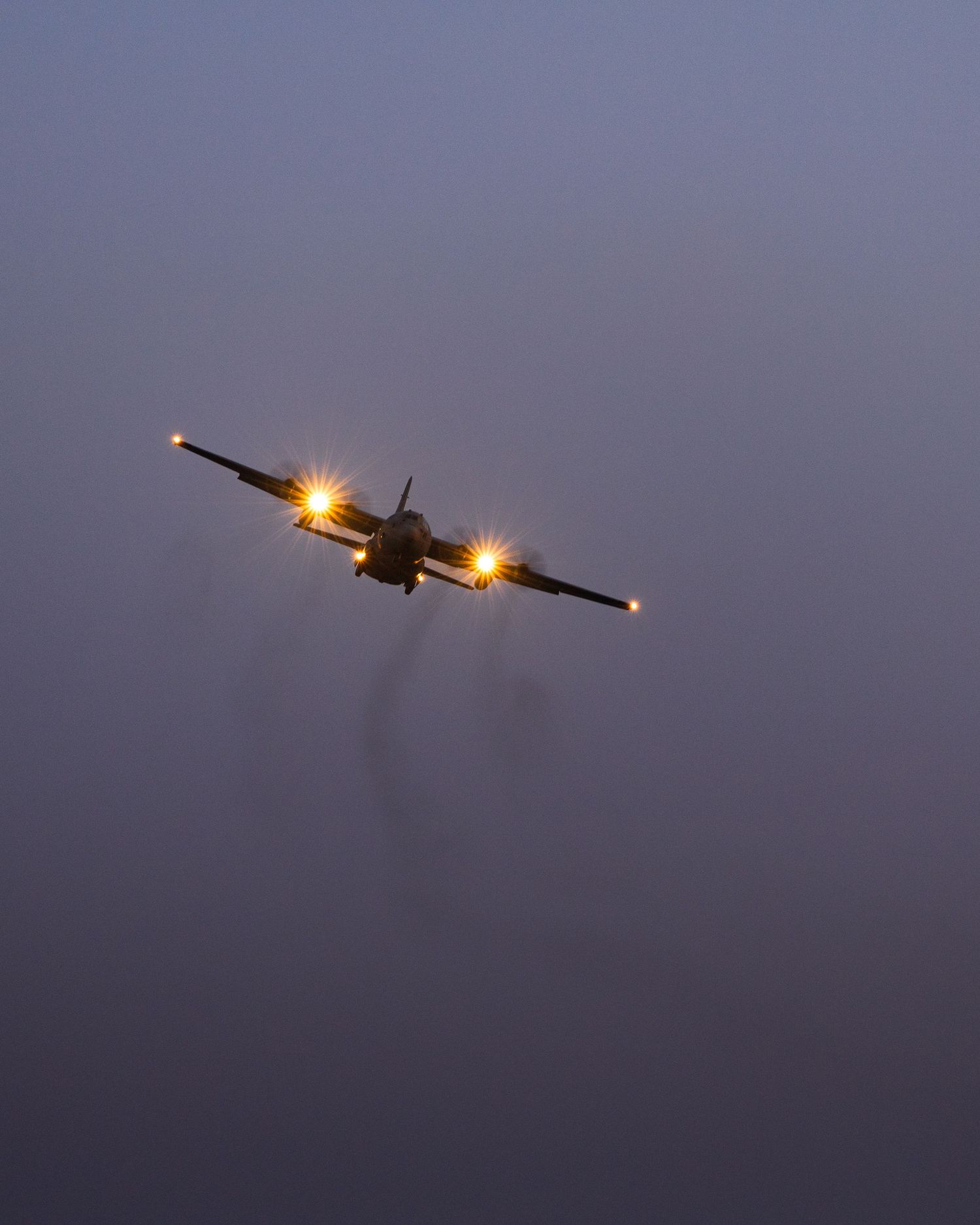 A photo of a US Air Force C-130 at Montrose Regional Airport, Colorado.