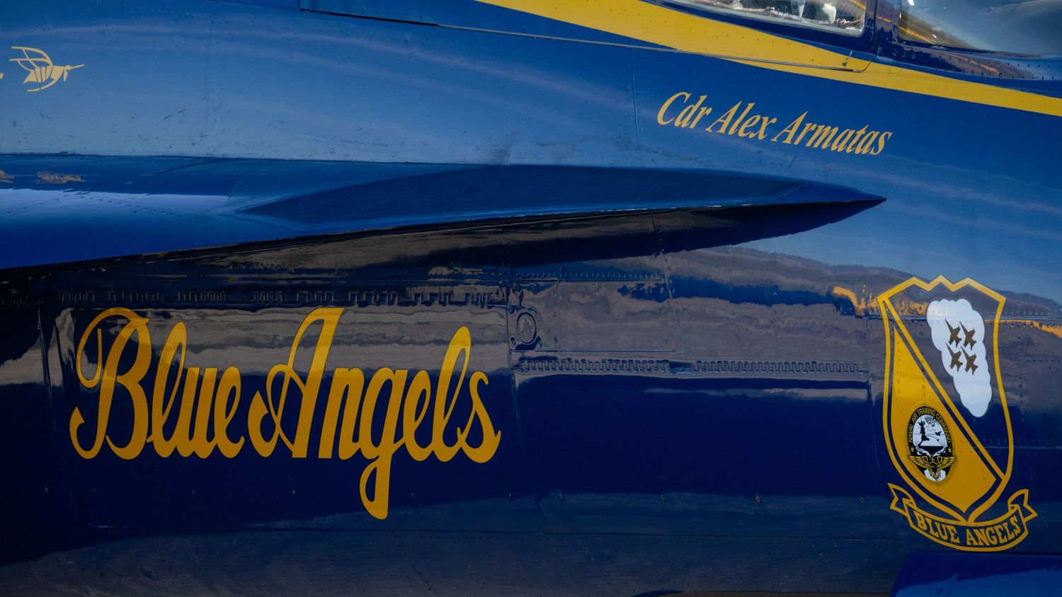 The US Navy Blue Angels perform in Grand Junction, Colorado, in October 2023.
