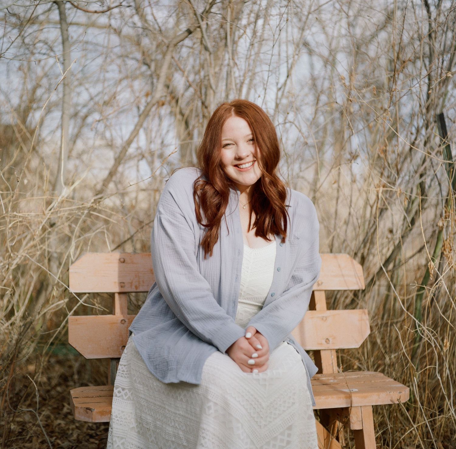 Film portrait photo of Ashlee Petranovich from a modeling photoshoot in Montrose, Colorado.