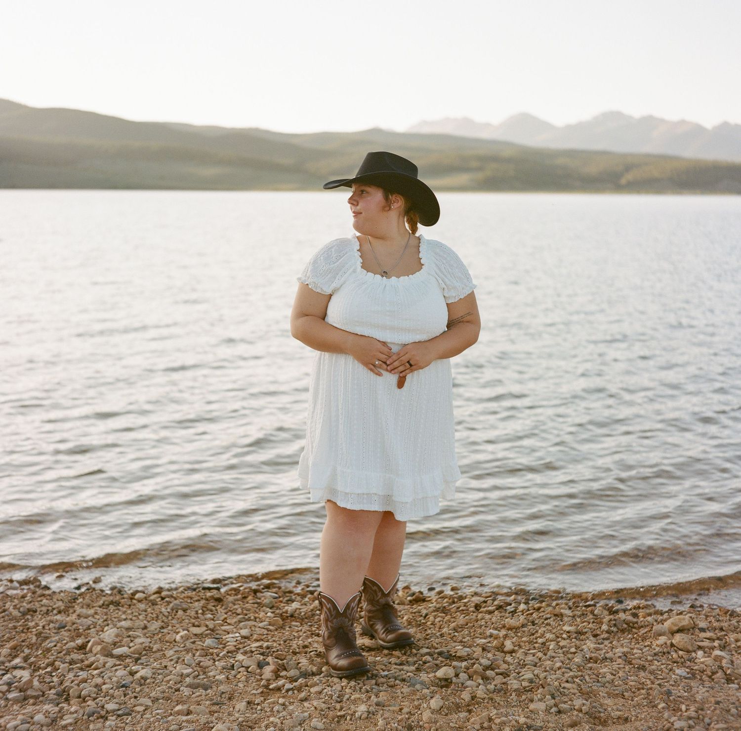 Photo from a senior photoshoot in Taylor Park near Crested Butte, Colorado.