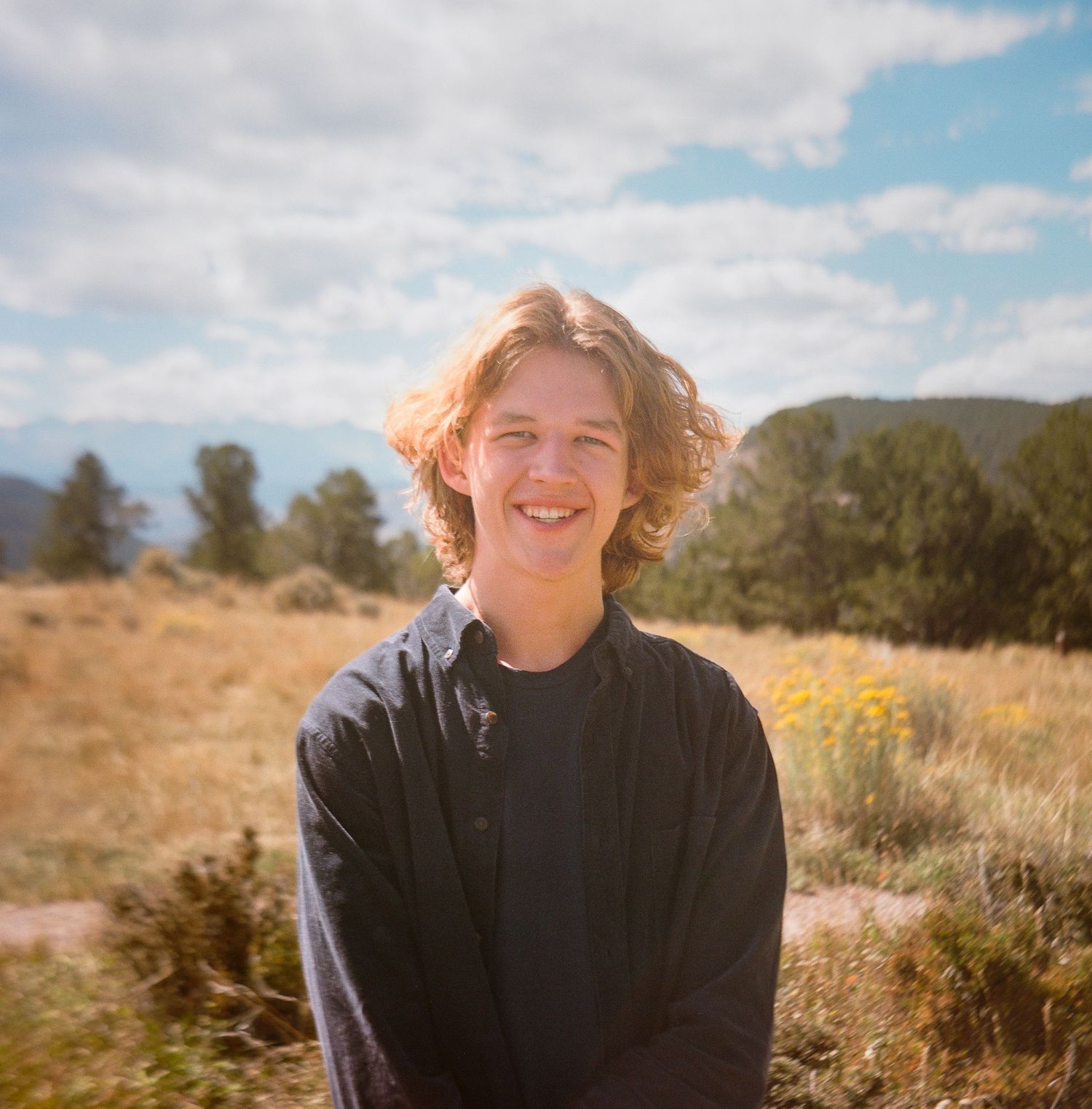 Senior photo in Ridgway, Colorado.