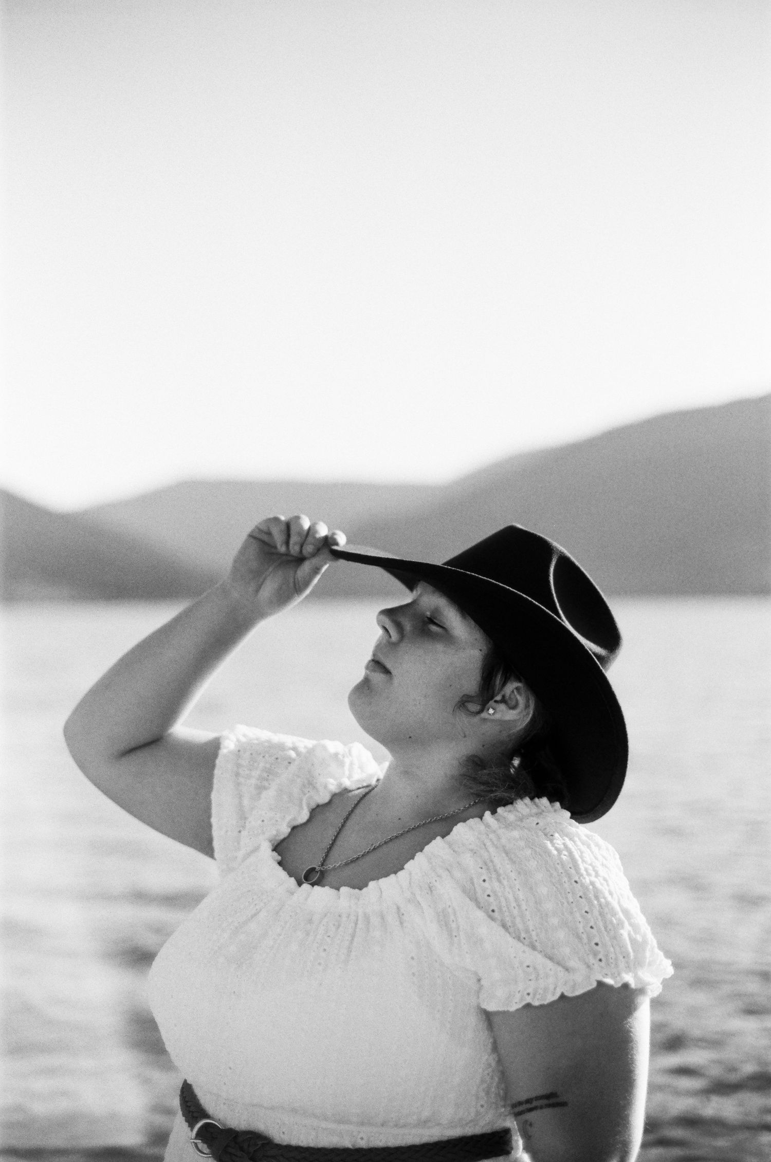Photo from a senior photoshoot in Taylor Park near Crested Butte, Colorado.