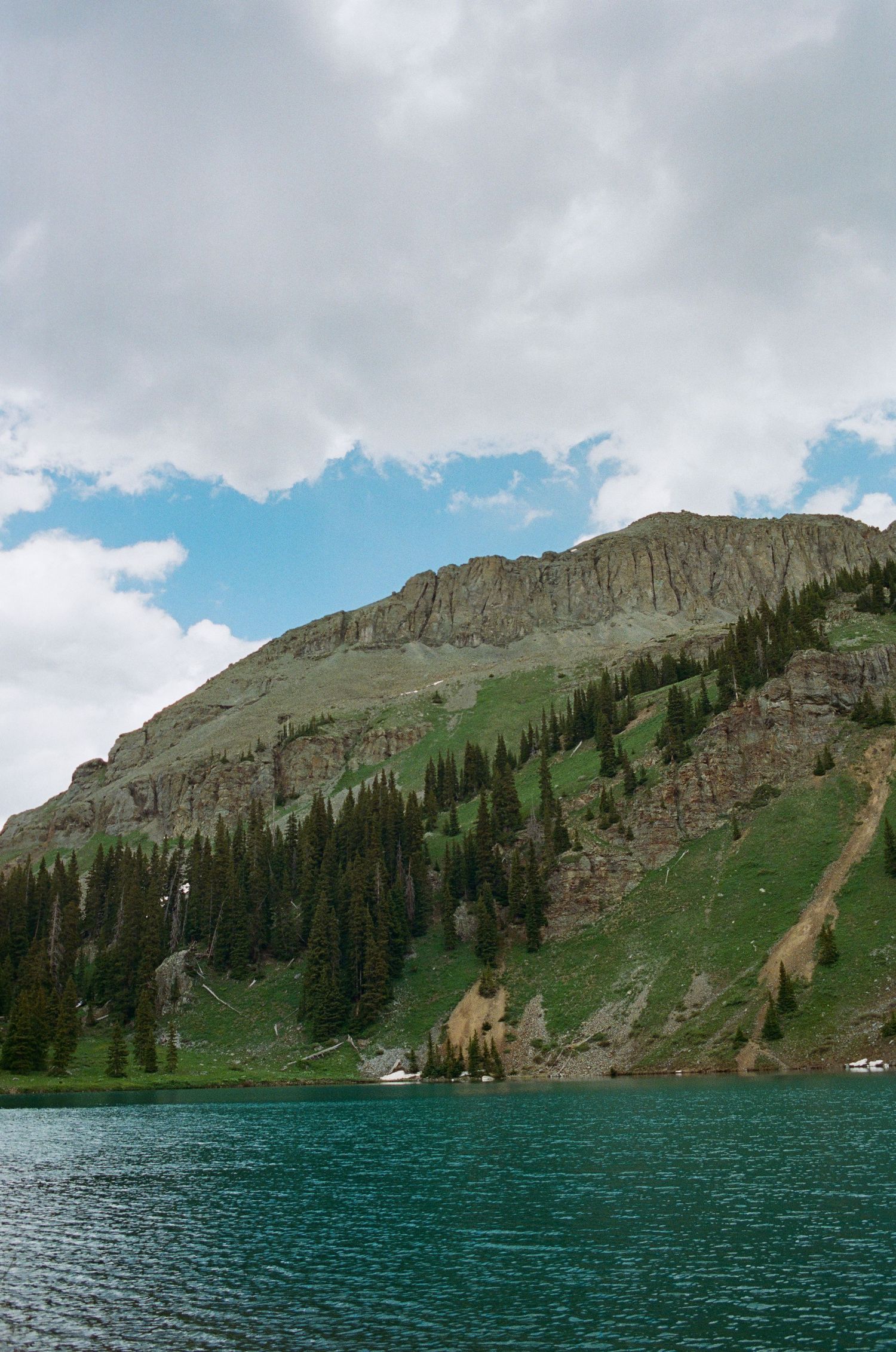 A 35mm film photo from Blue Lakes, near Ouray, Colorado.
