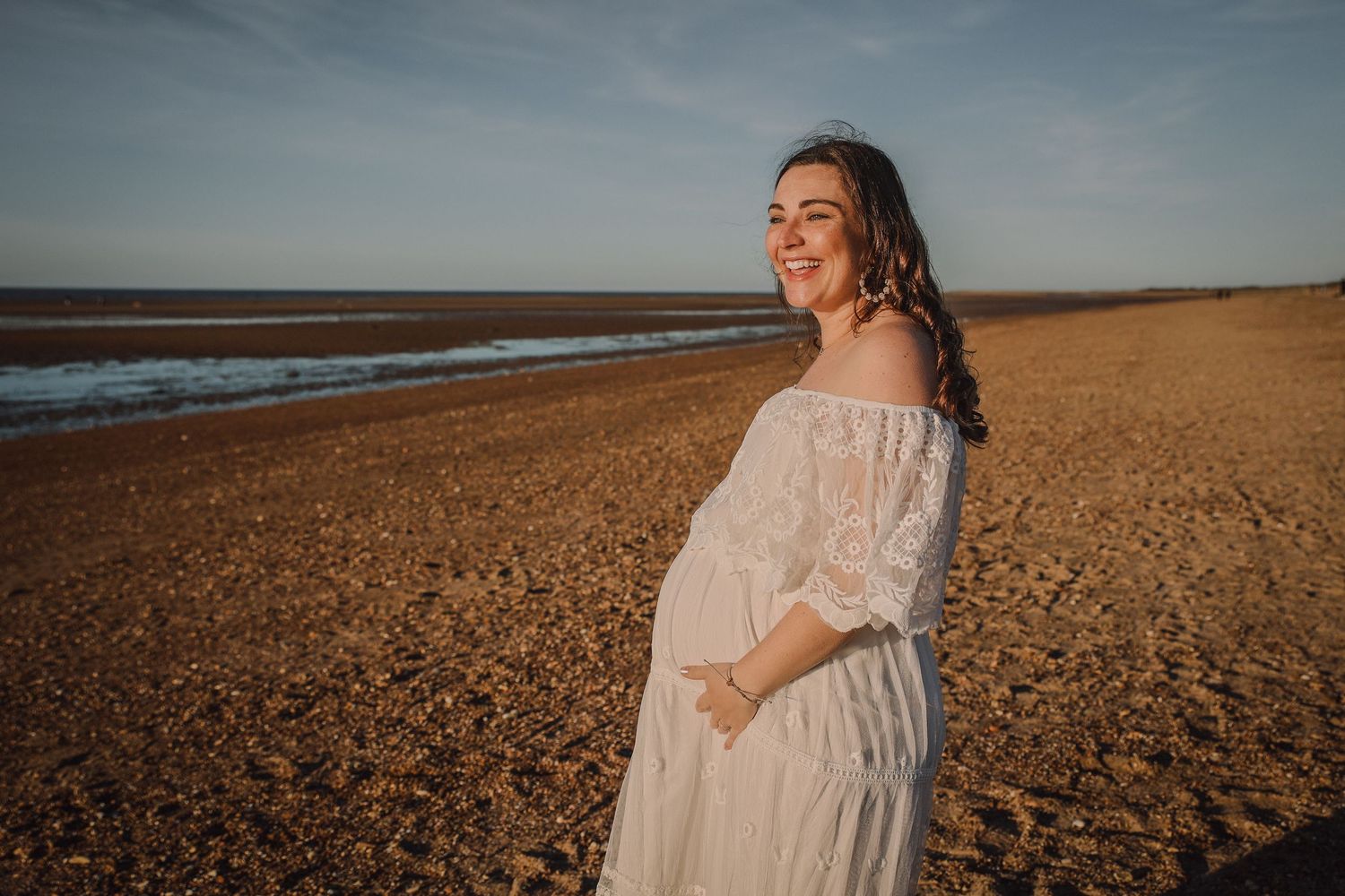 Glowing pregnant , maternity photography in Norfolk , Military family photoshoot by Untamed Muses, emotive,  soulful