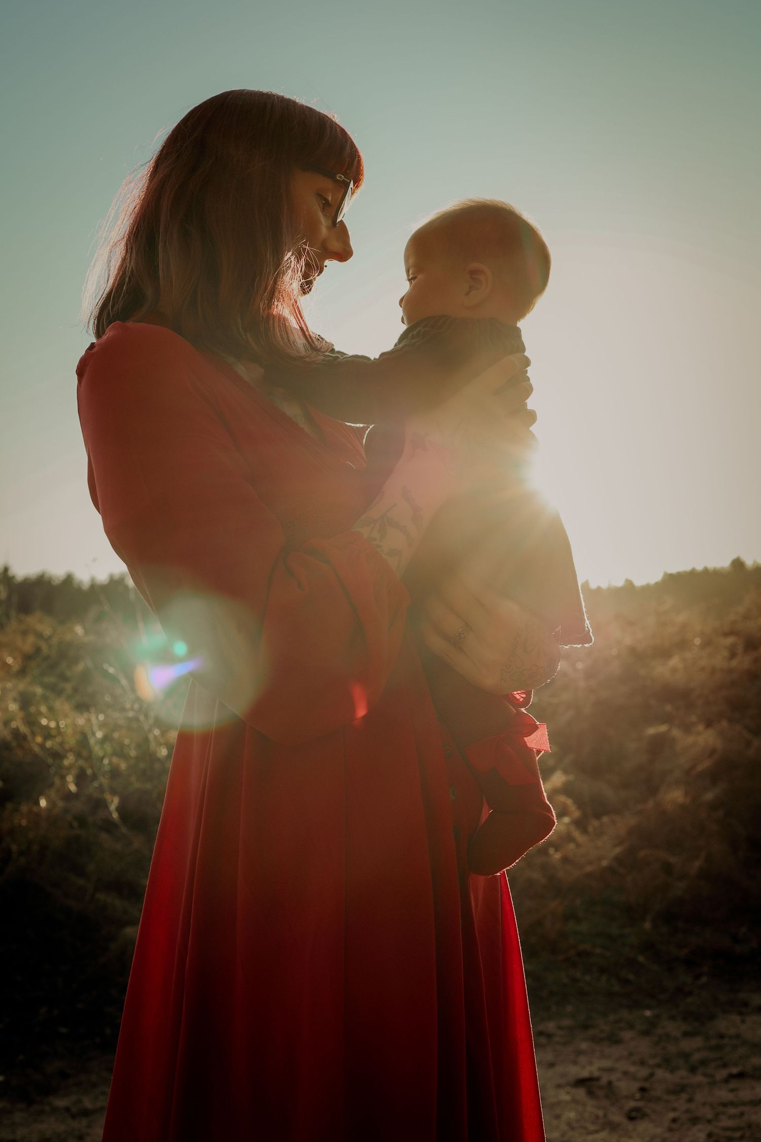 Emotive outdoors family portrait in a Suffolk forest, natural light and moments to cherish captured by Untamed Muses, Norfolk empowerment