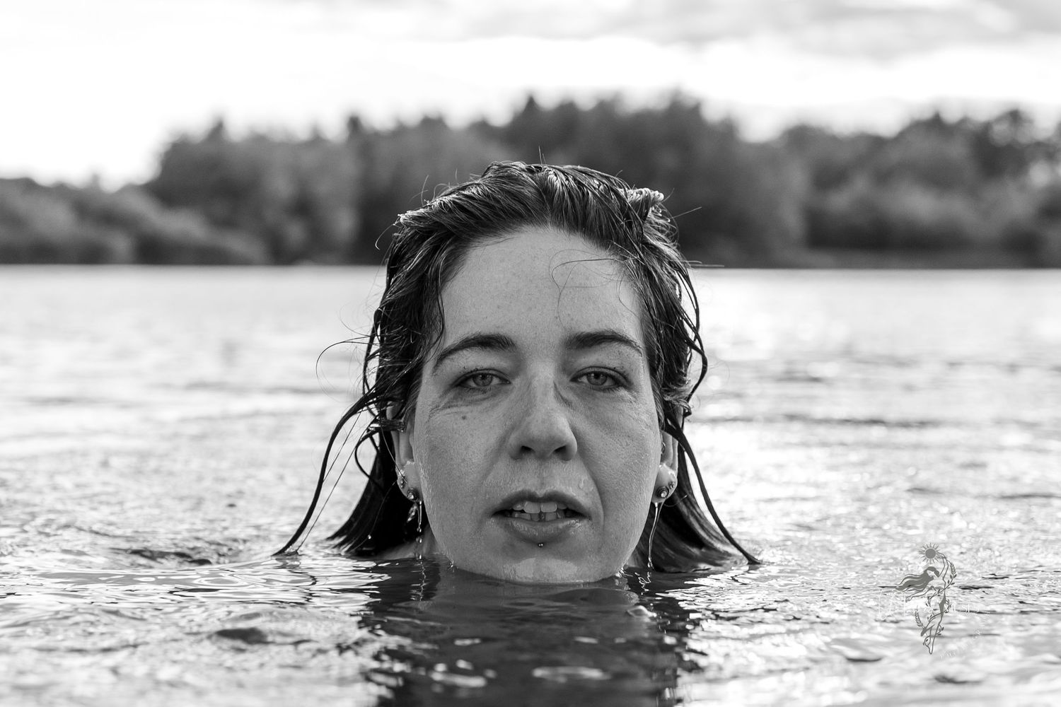 Natural light, empowerment boudoir, wild in nature, divine feminine, swimming in lady in lake, Norfolk, by female gaze of Untamed Muses