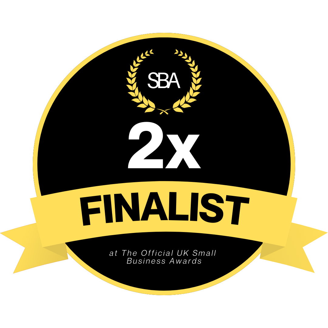 Badge for Untamed Muses is Best Photography Business in Norfolk Finalist 2026 for SBA UK