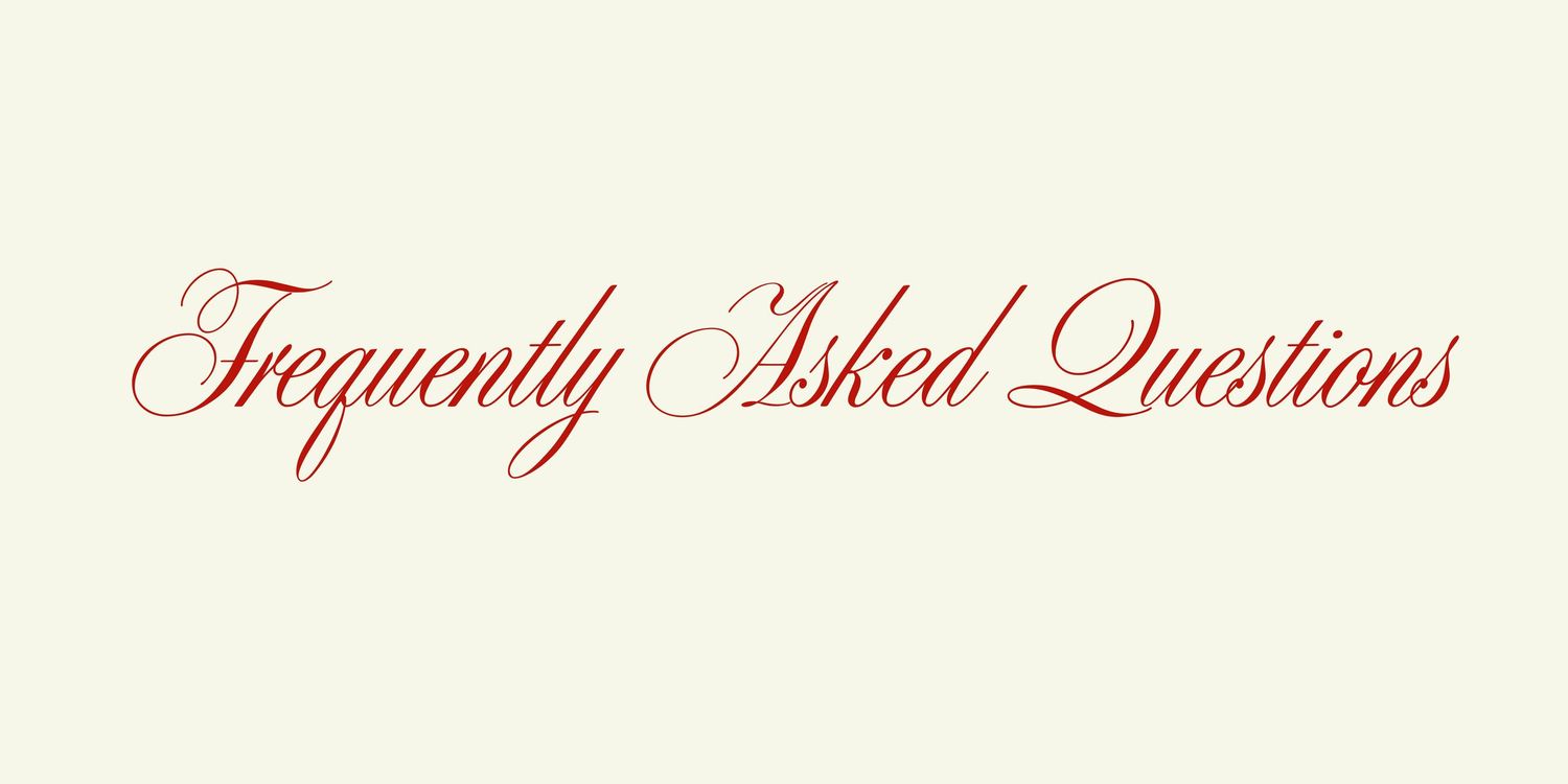 frequently asked questions banner
