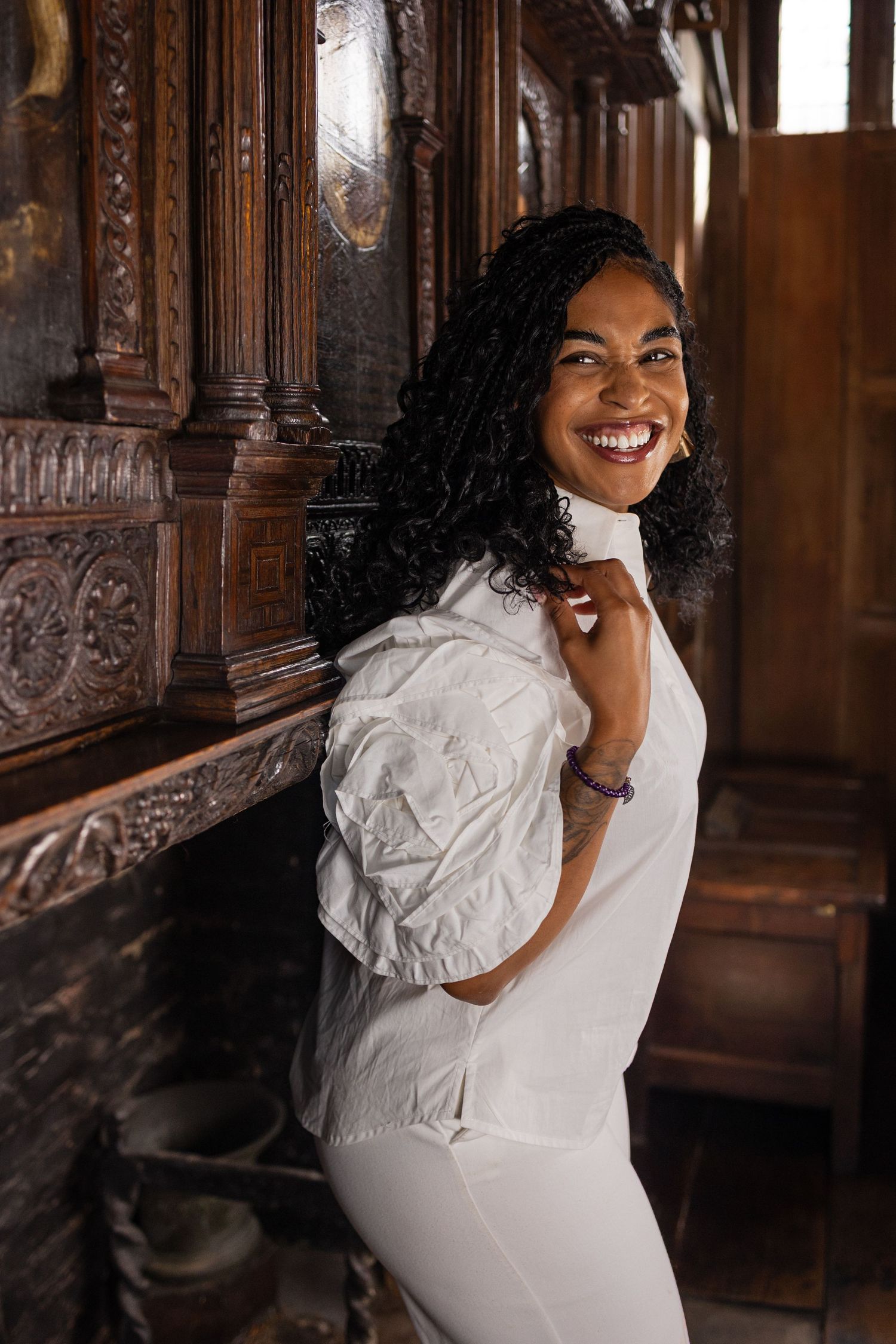 Personal branding portrait of beautiful Lisha Soanes in Ipswich, Shine by Es, by female empowerment specialist Untamed muses