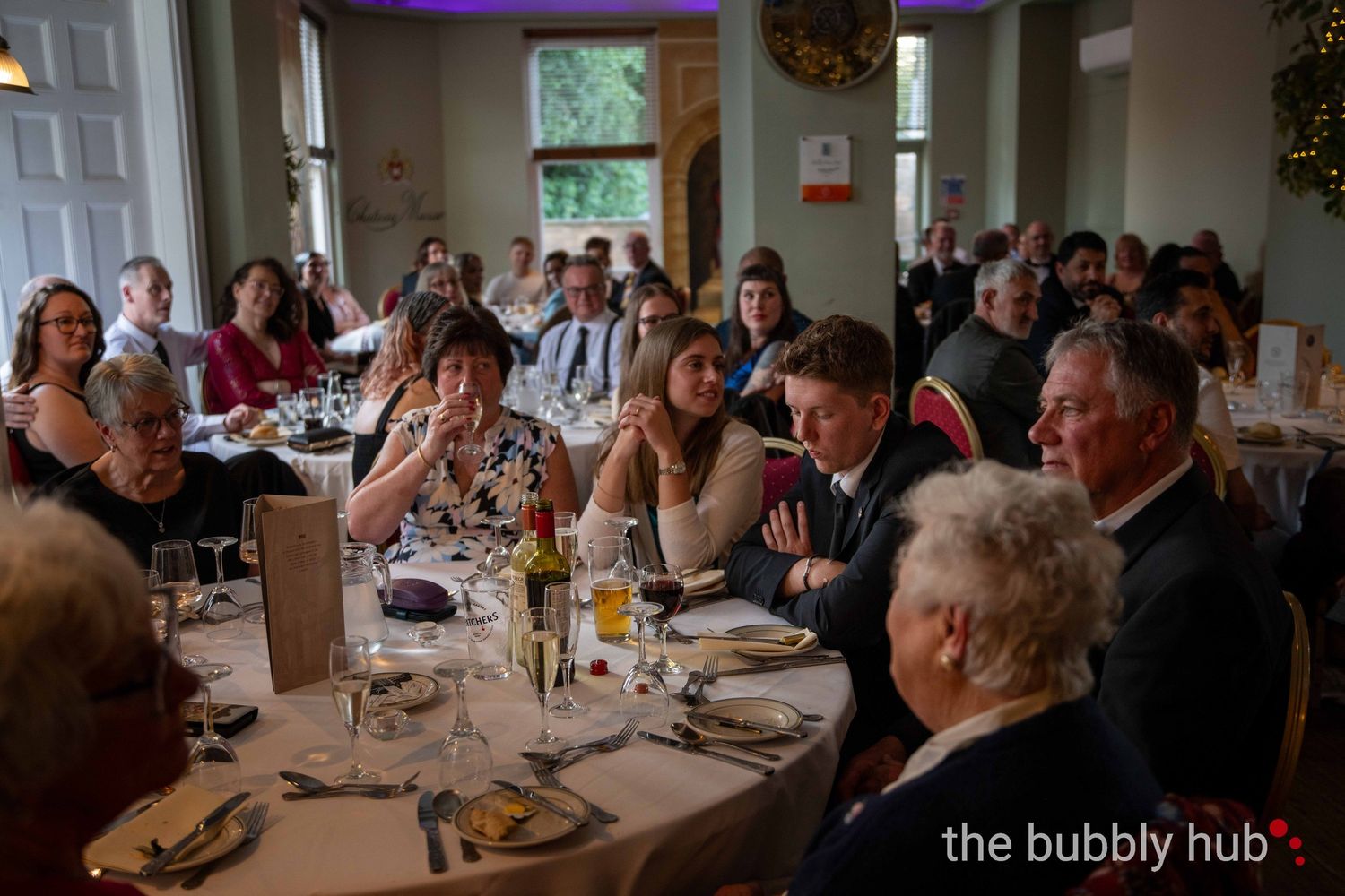 Group photo during Thetford business awards 2026, at the Thomas Paine Hotel taken by Bubbly Hub , Untamed Muses won an award