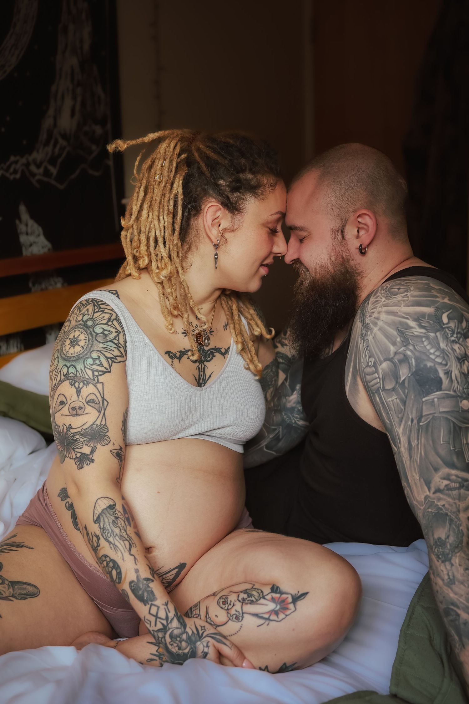 Maternity photography at home, intimate, emotive session based in connection and authenticity, In Suffolk and Norfolk