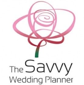 logo for the savvy wedding planner