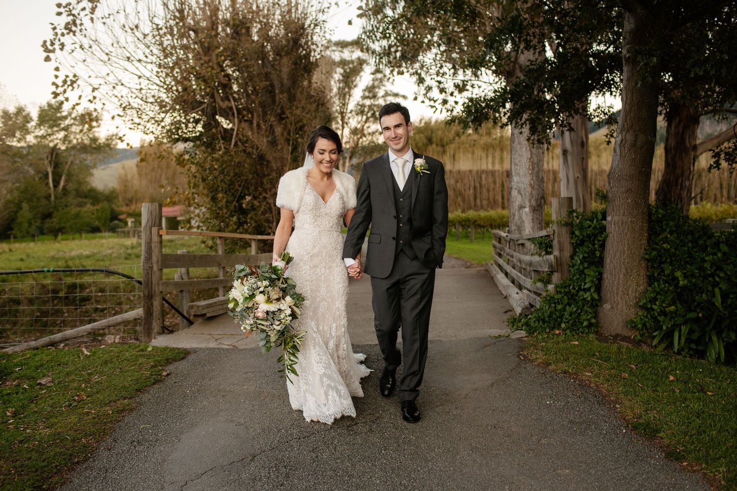 Rachael and Tim at Cossars Wineshed