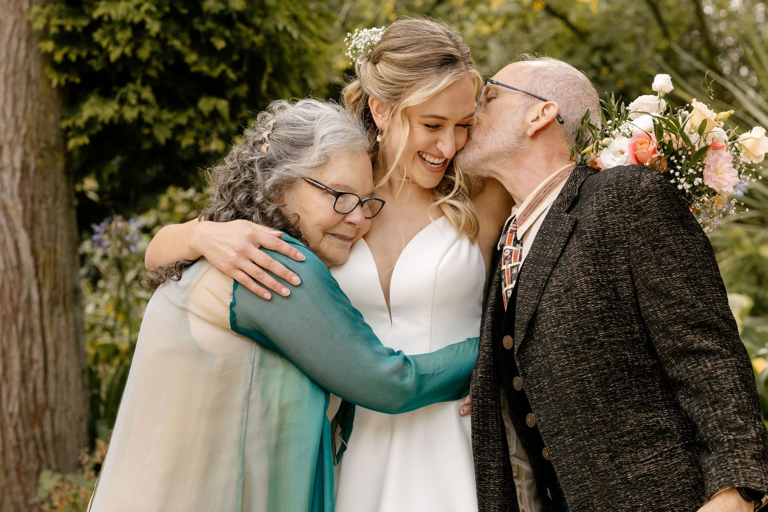 Trents Vineyard wedding photo, Kira and Ben