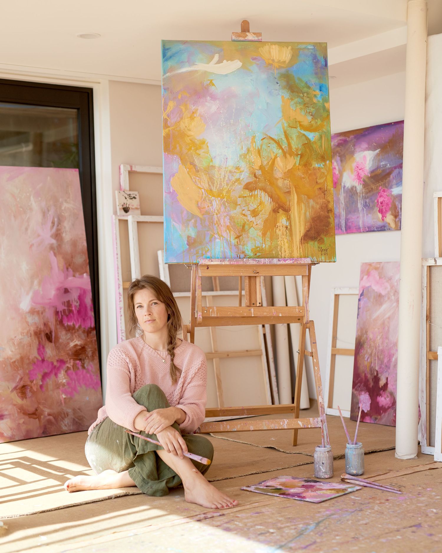 Carolina Gruner artist portraits in Chch