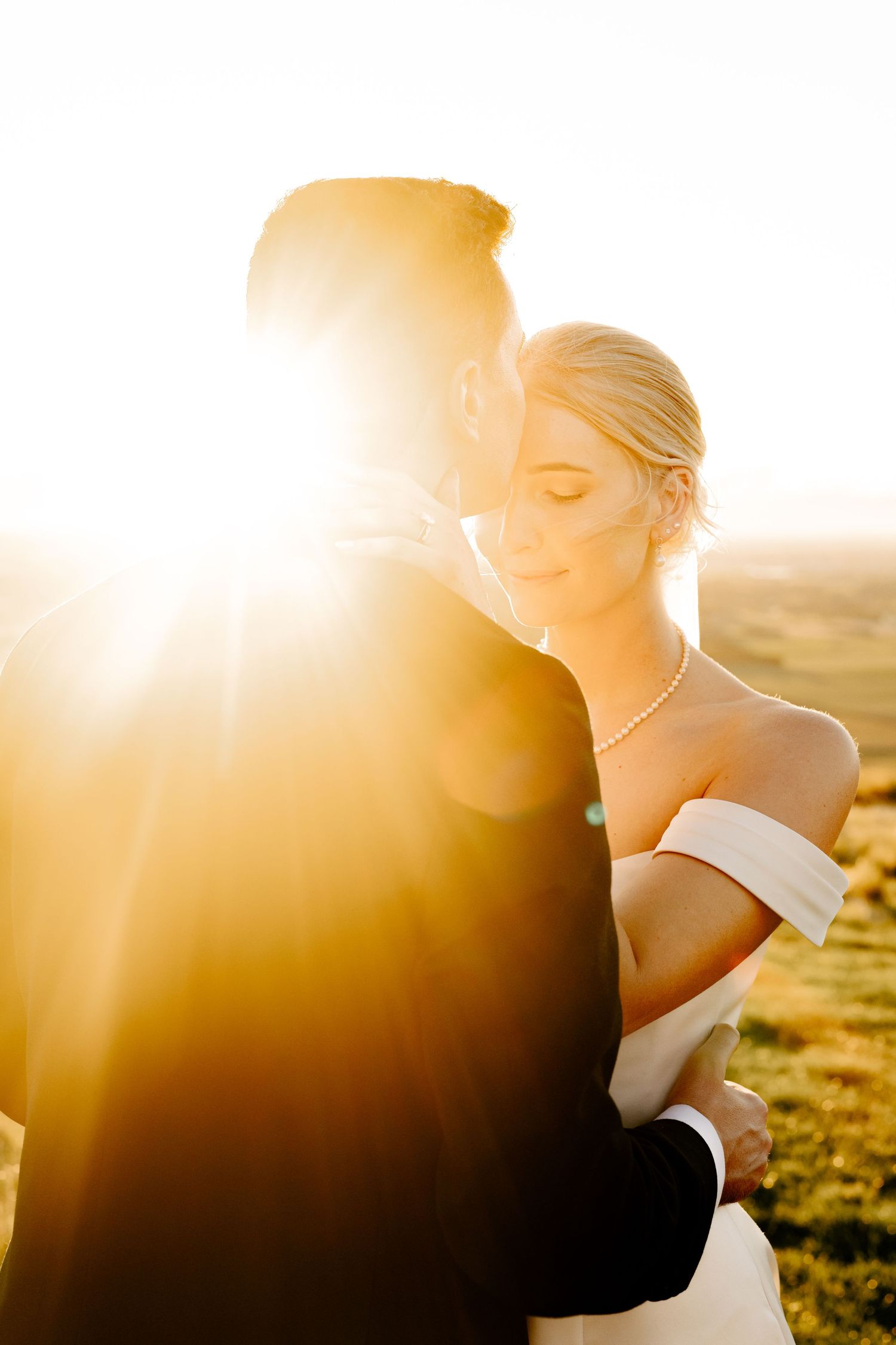 Sunset photos at Waipuna Estate above Cossars Wineshed and Otahuna Lodge