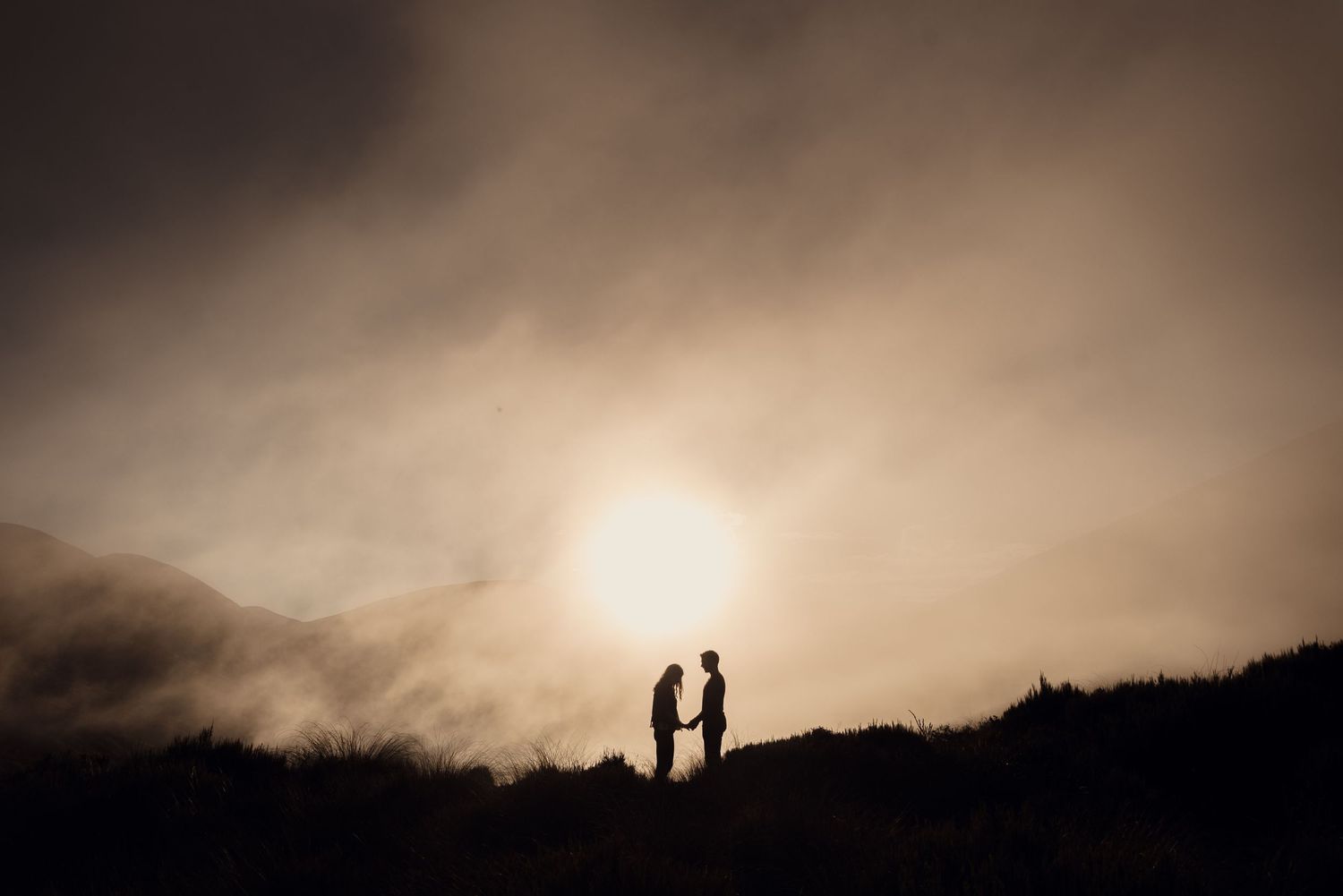 Silhouette on the Southern Alps - Wanaka/Queenstown style.