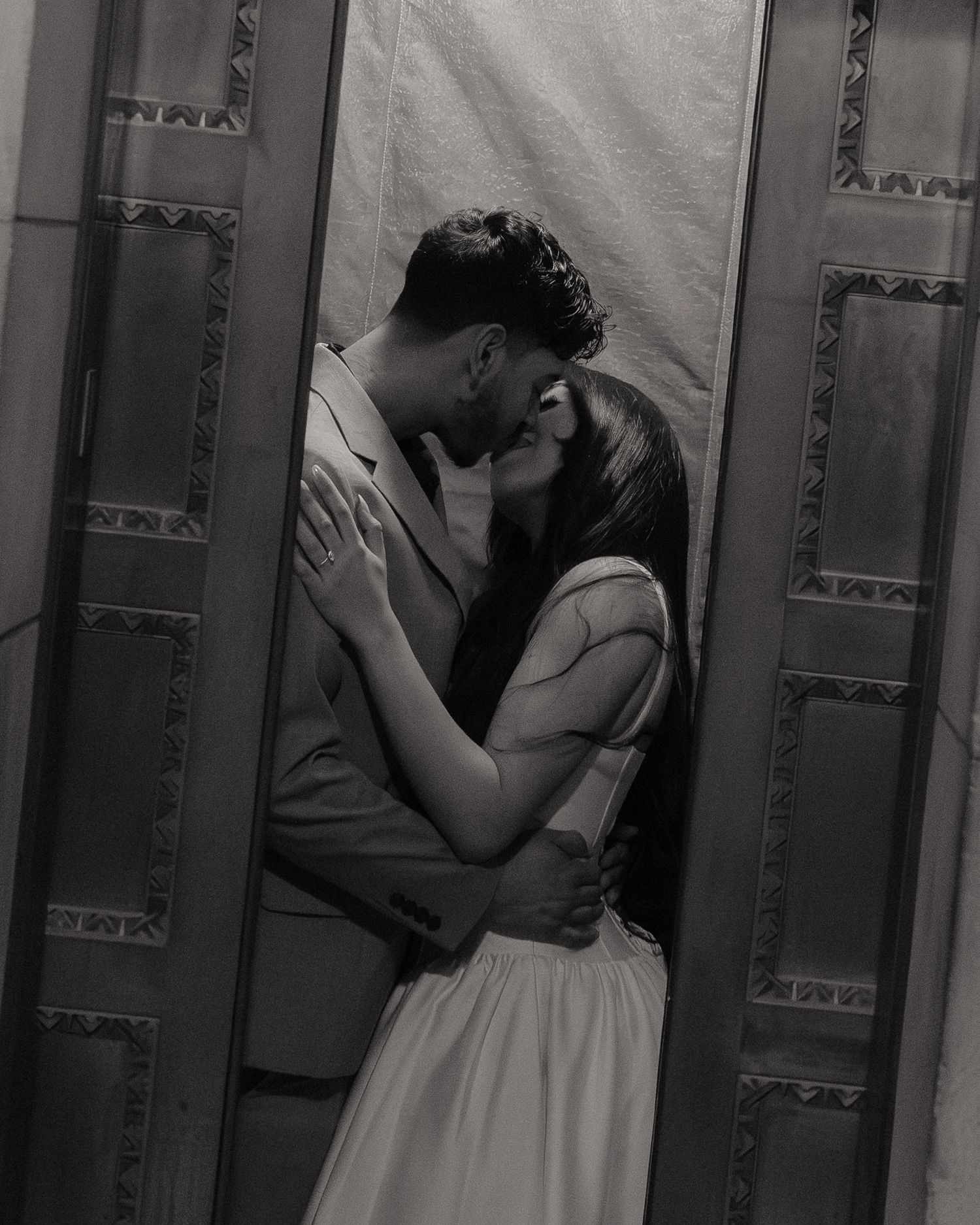 Casual engagement session with relaxed energy