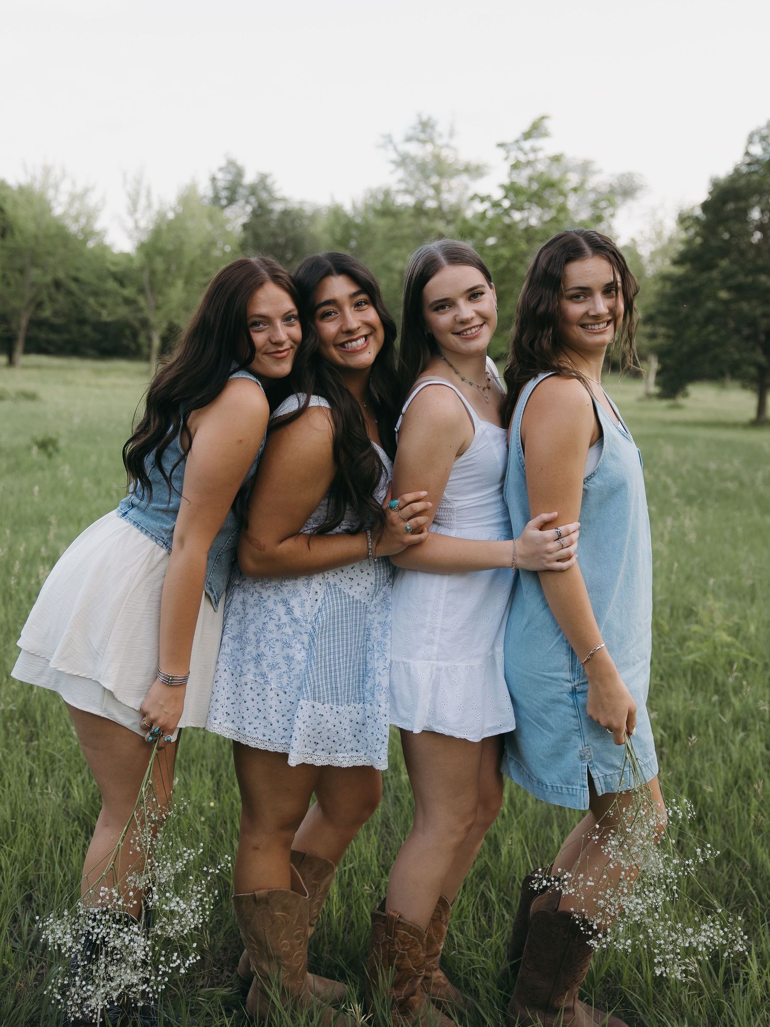 candid fun group session outdoors