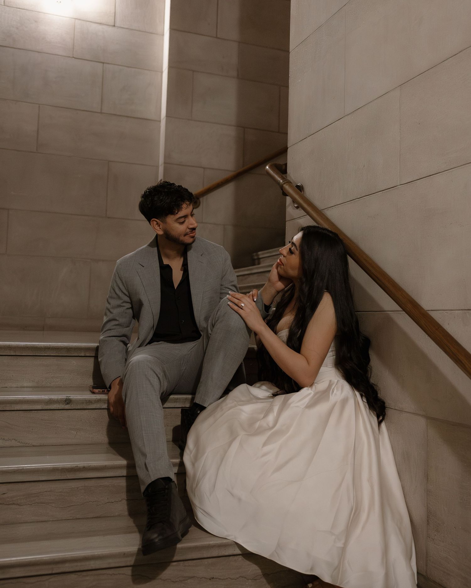 Engagement session with elevated, timeless feel