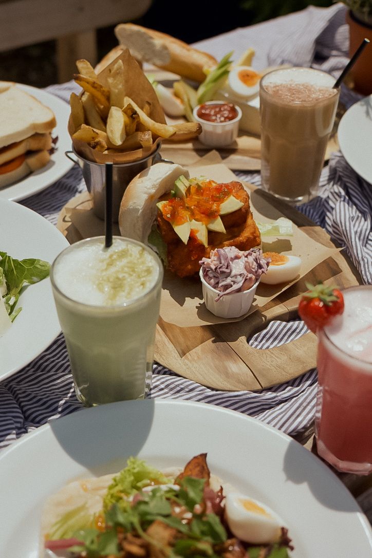 Summer lunch menu at South Devon cafe in the countryside