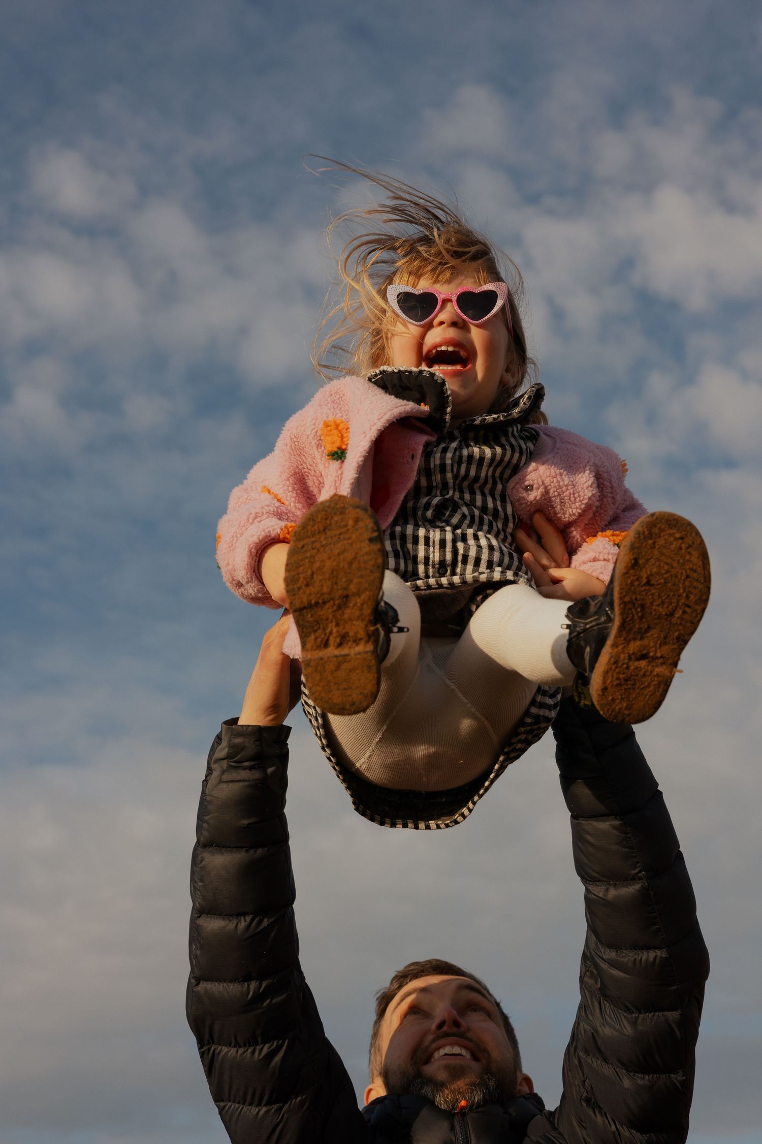 fun and relaxed family photography session at Bantham Beach in the South Hams, South Devon