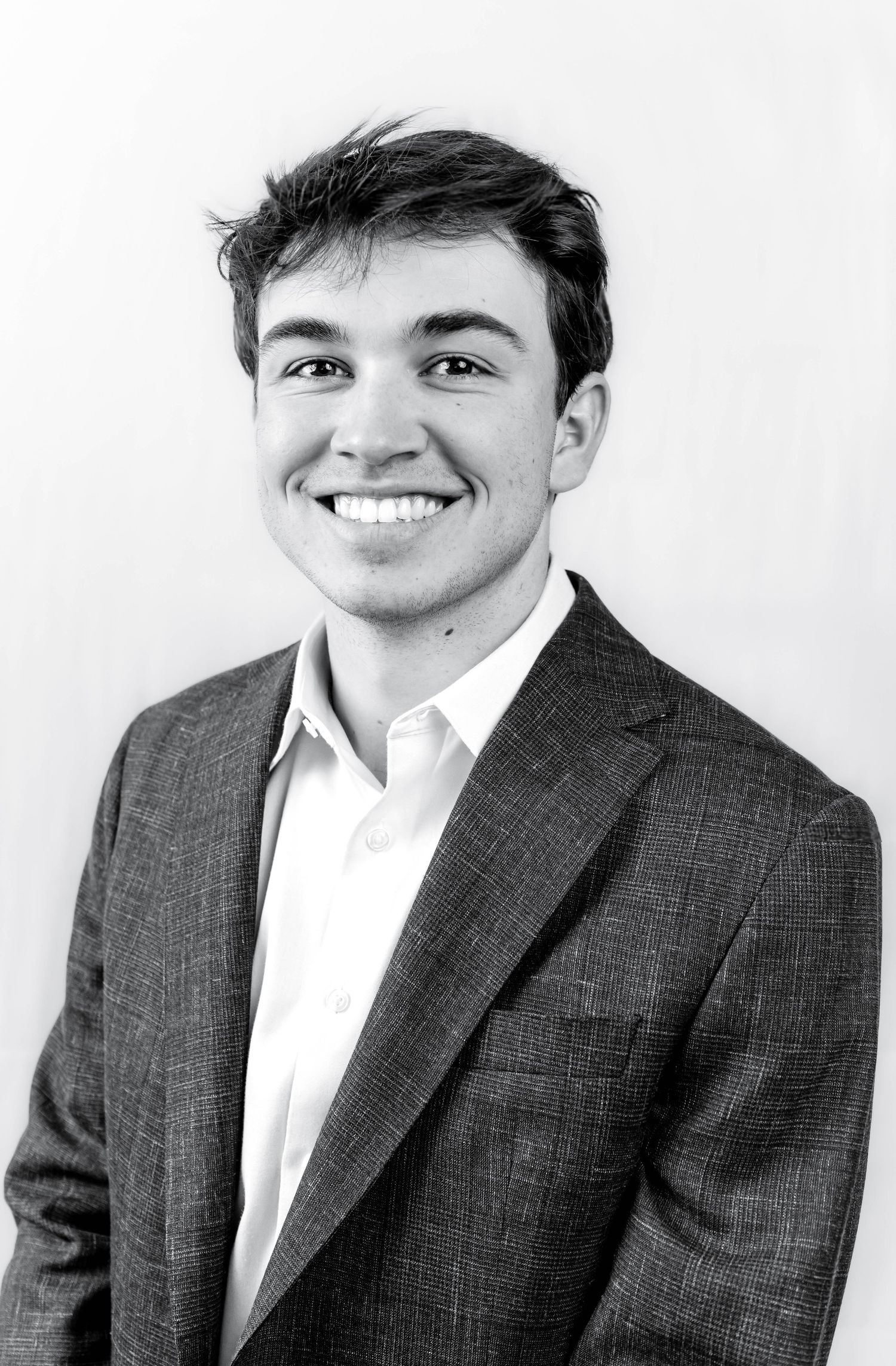 Studio headshot photographed in Baton Rouge using professional studio lighting with a clean, polished look